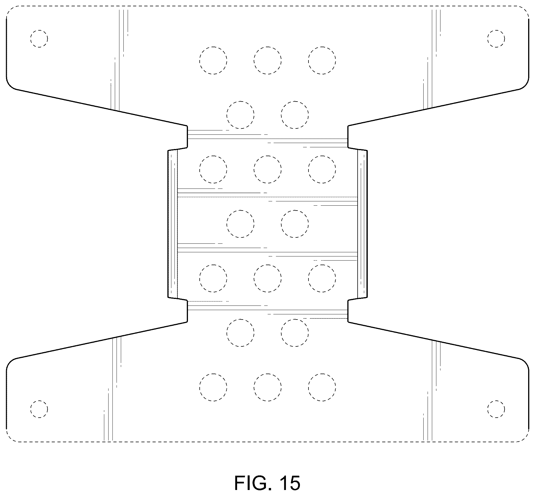 Patent USD1125009 Figure 15 – Engine stand