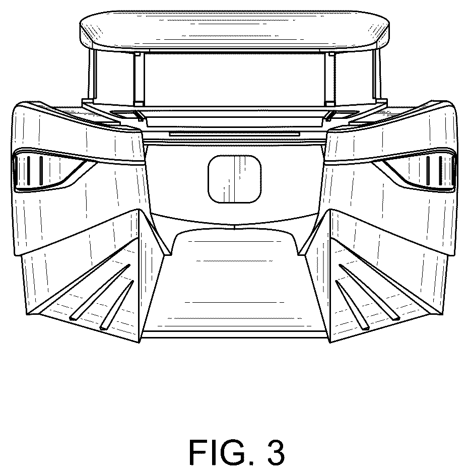 Patent USD1125010 Figure 3 – Catamaran