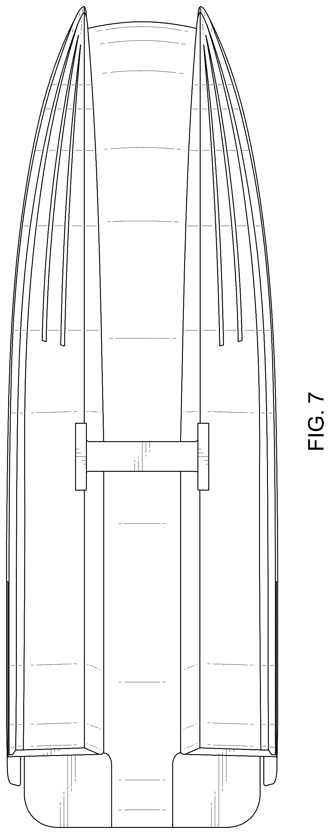 Patent USD1125010 Figure 7 – Catamaran