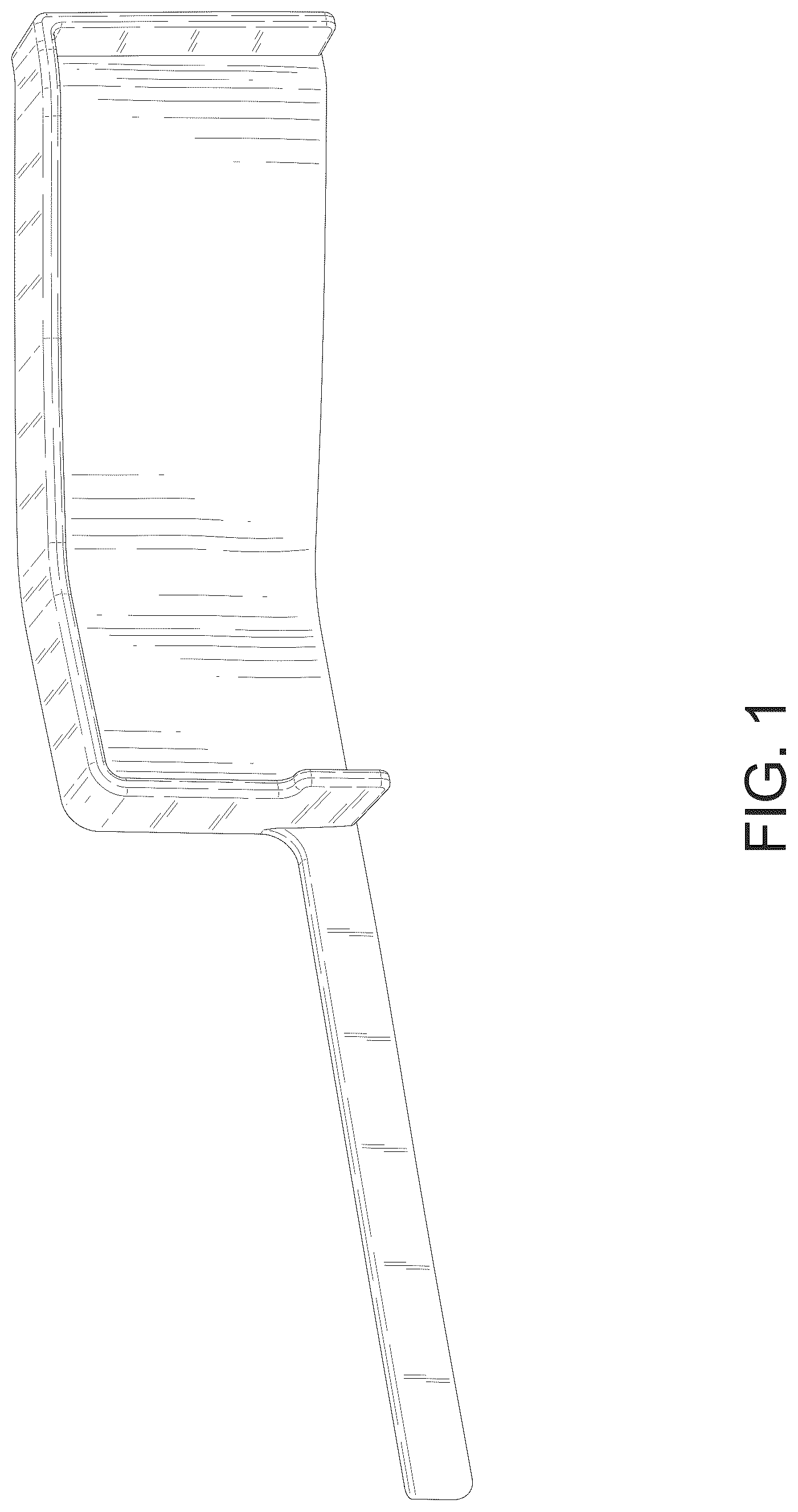 Patent USD1125014 Figure 1 – In-car storage box