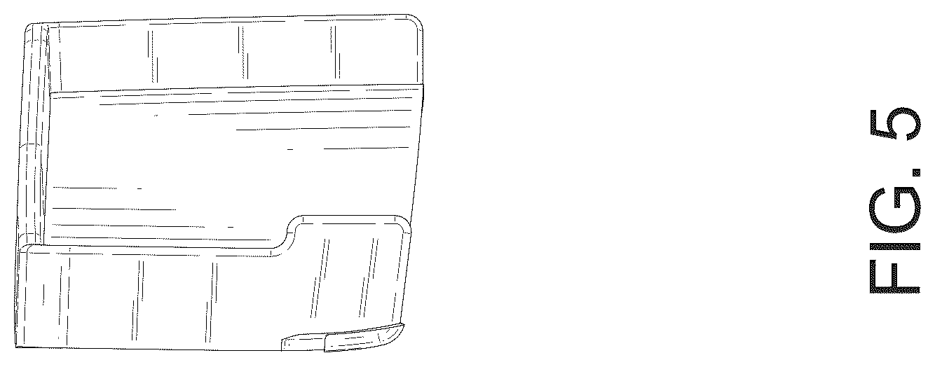 Patent USD1125014 Figure 5 – In-car storage box