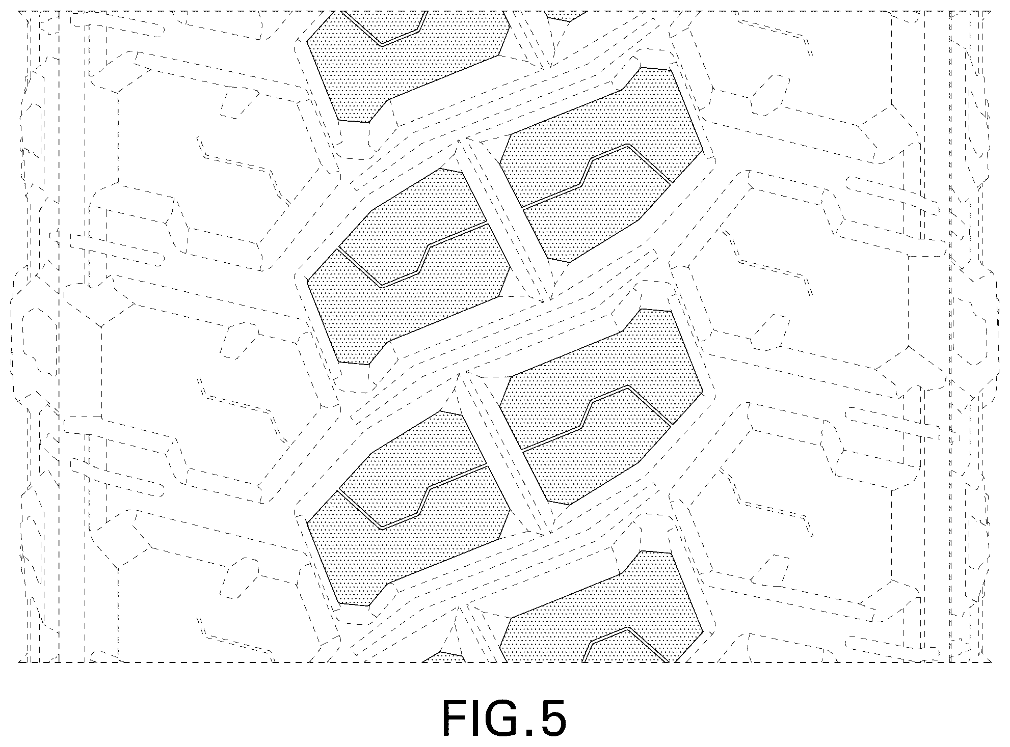 Patent USD1125016 Figure 5 – Tire