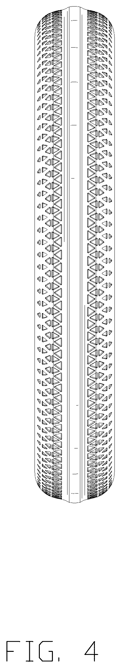 Patent USD1125019 Figure 4 – Tire