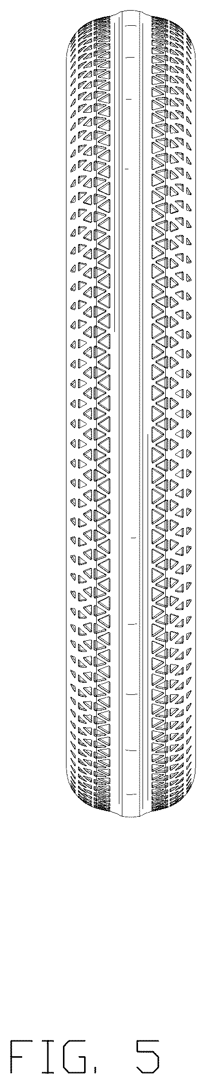 Patent USD1125019 Figure 5 – Tire