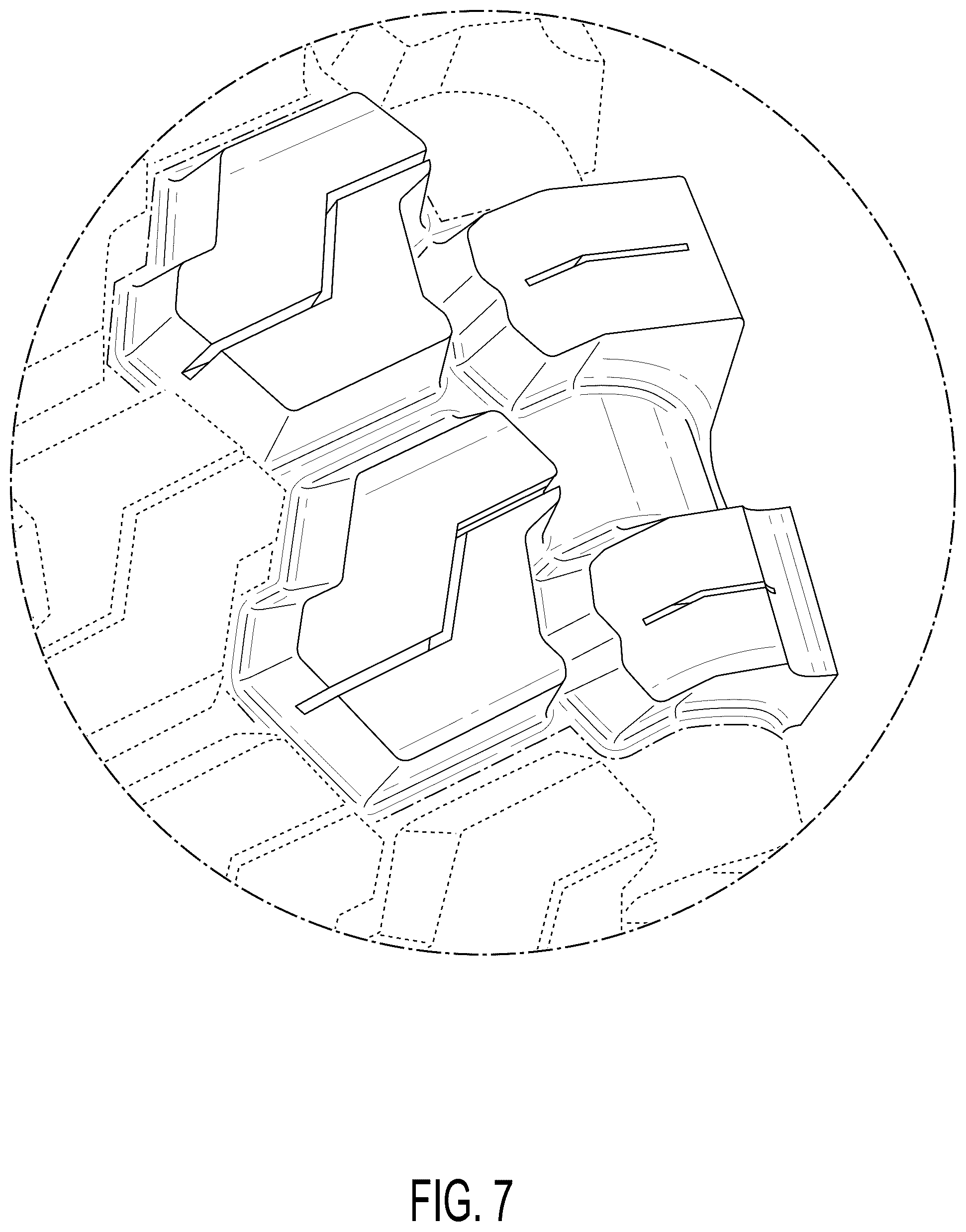 Patent USD1125020 Figure 7 – Tire