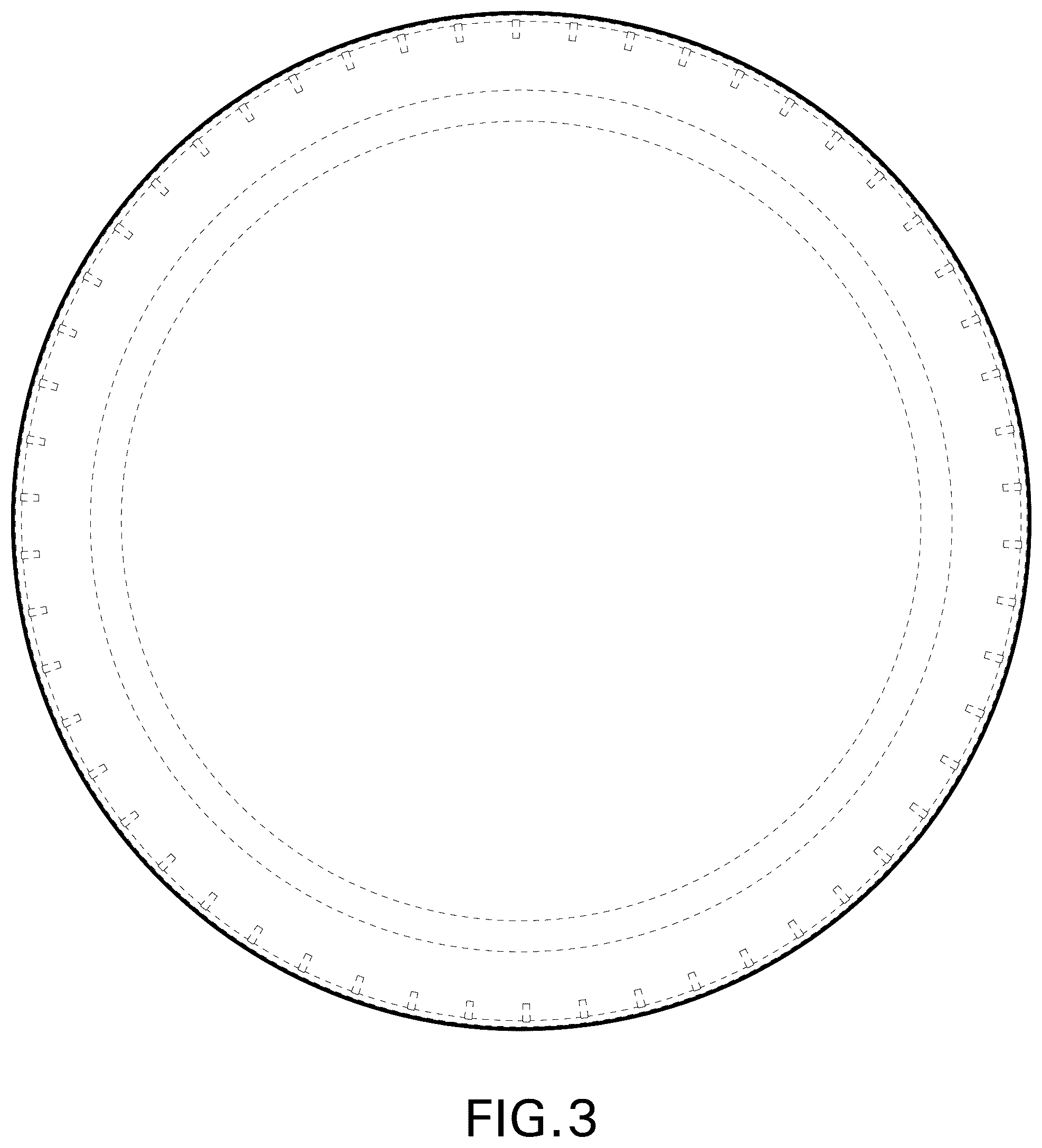 Patent USD1125022 Figure 3 – Tire