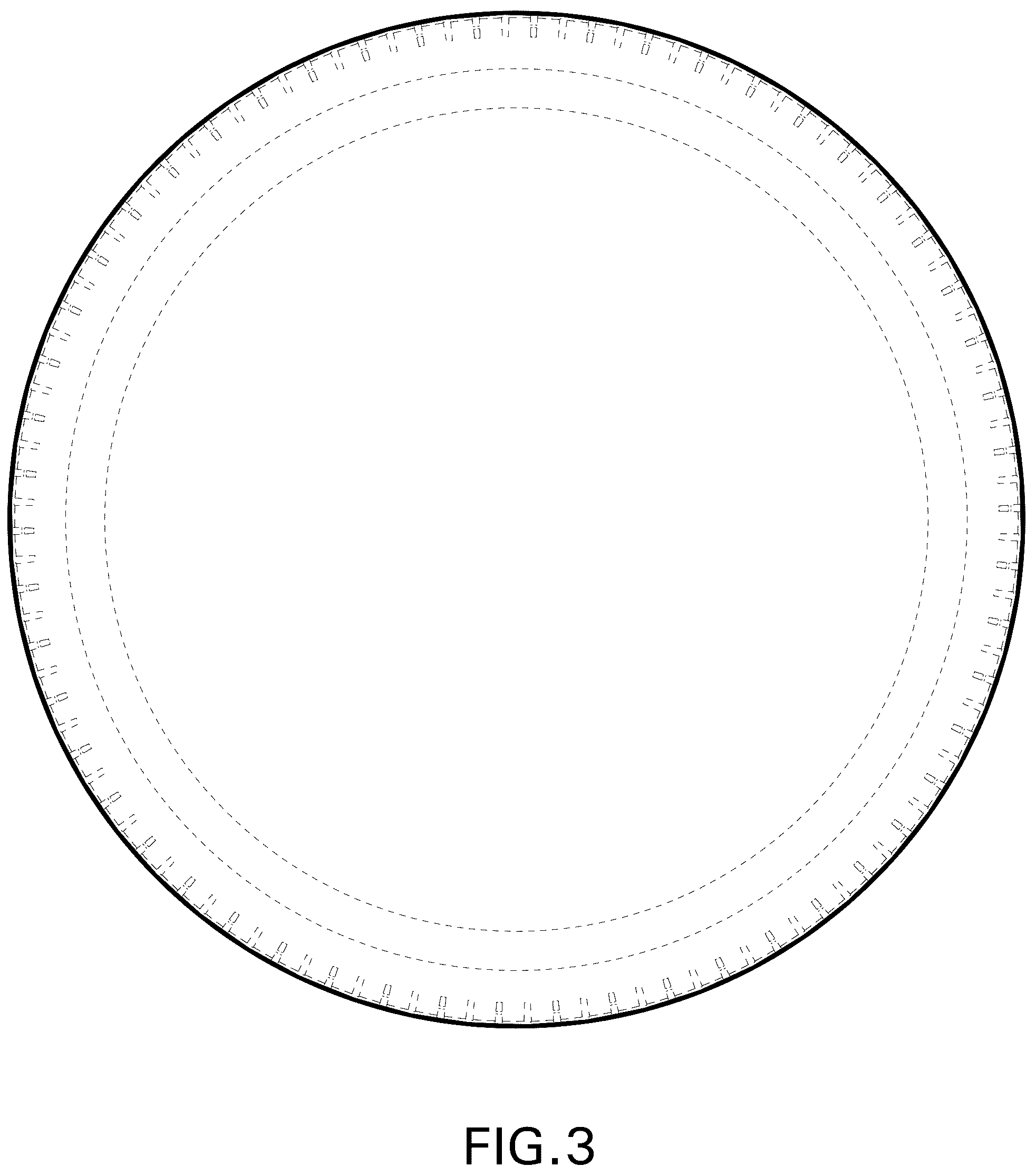 Patent USD1125023 Figure 3 – Tire