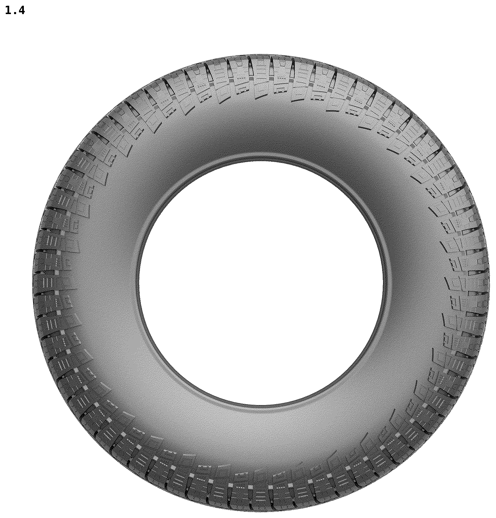 Patent USD1125026 Figure 4 – Tire