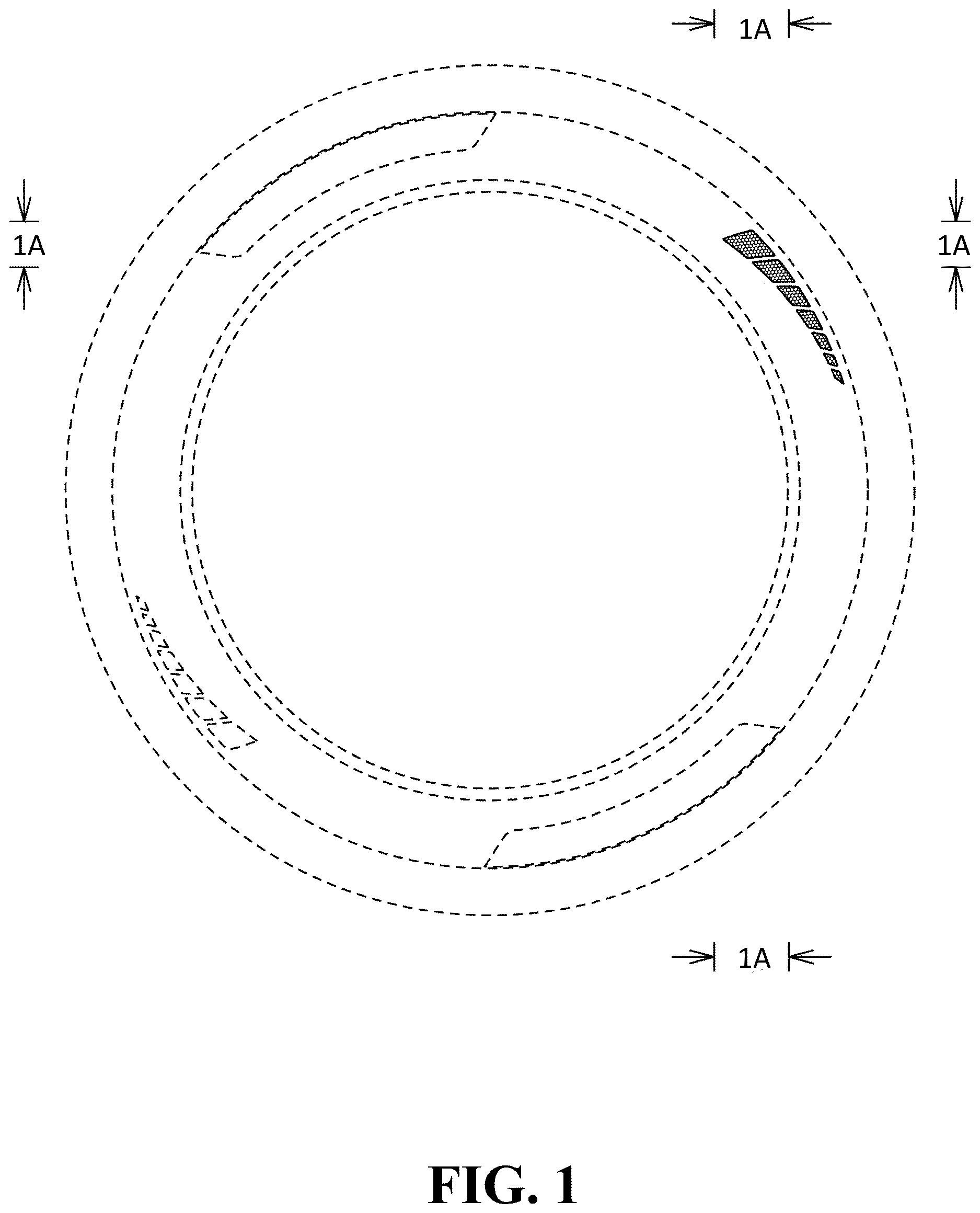 Patent USD1125028 — Tire for automobile — Figure 1