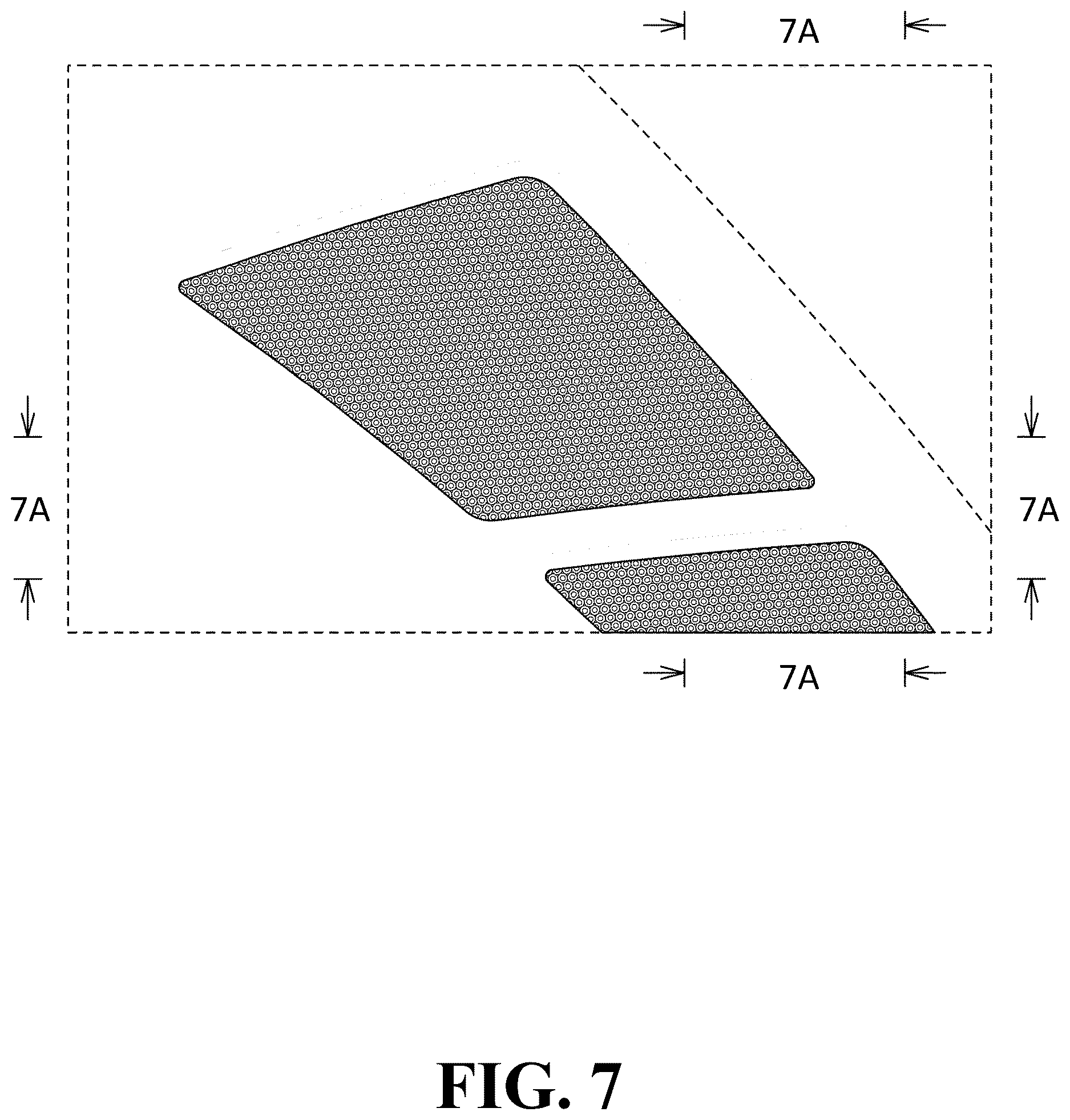 Patent USD1125028 Figure 7 – Tire for automobile