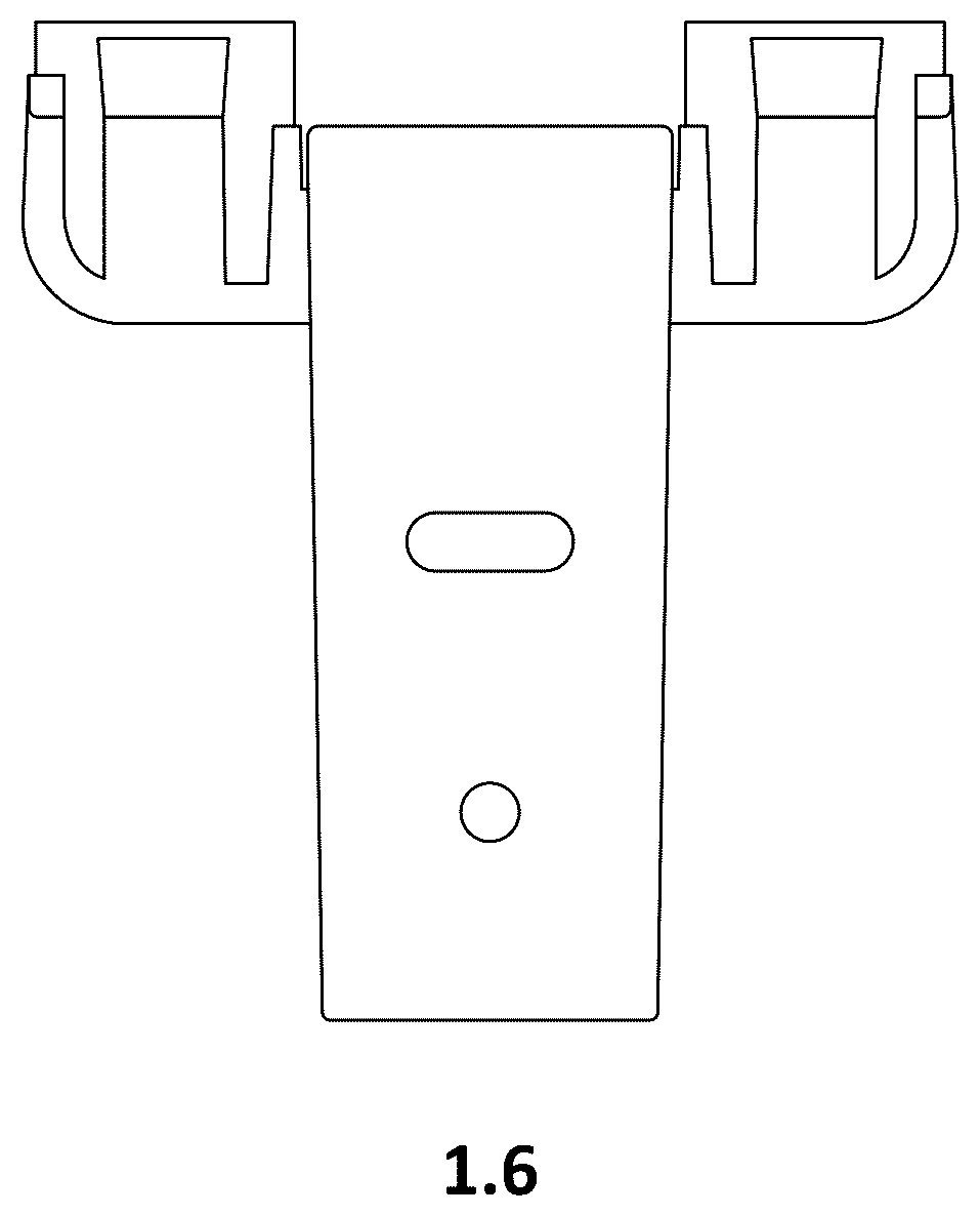 Patent USD1125029 Figure 6 – Support for solar panels
