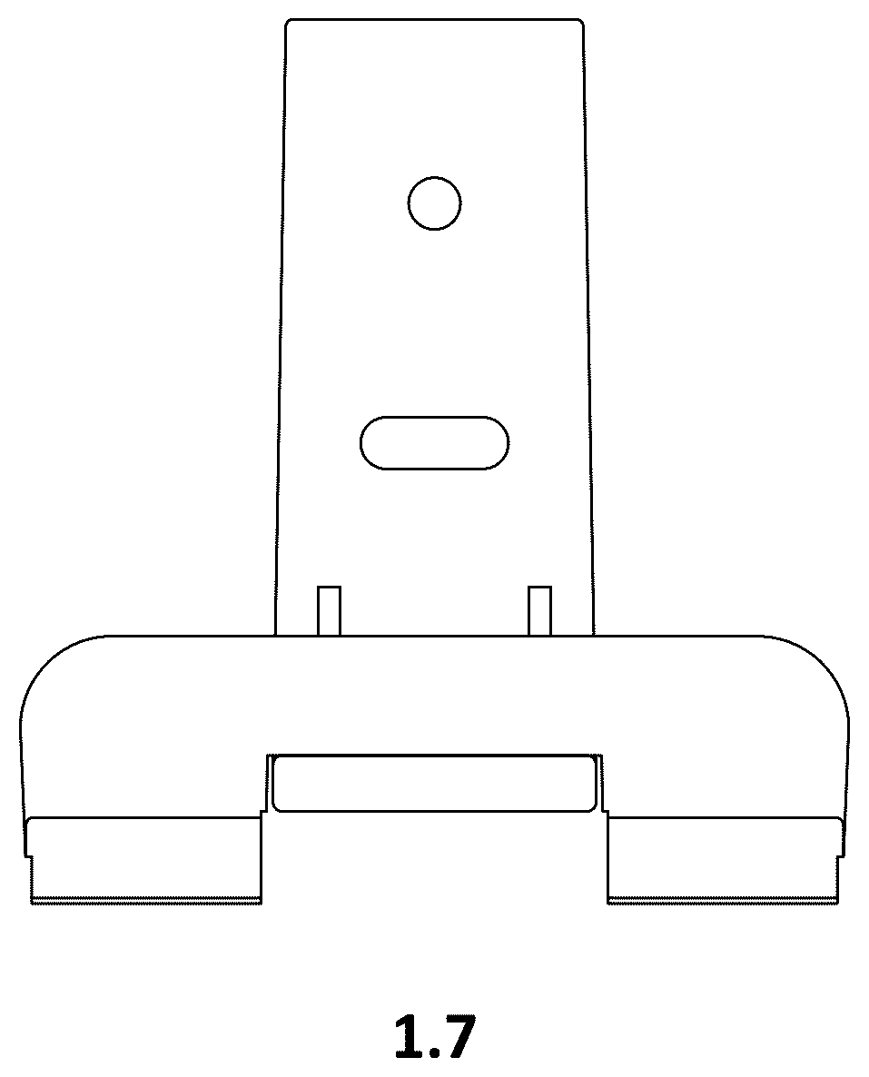 Patent USD1125029 Figure 7 – Support for solar panels