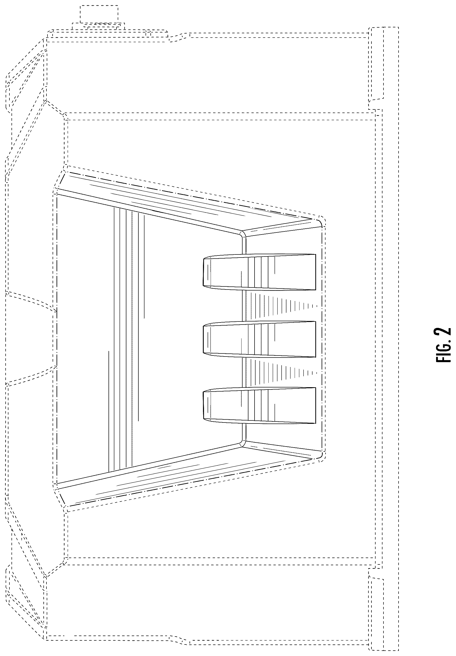 Patent USD1125030 Figure 2 – Battery pack