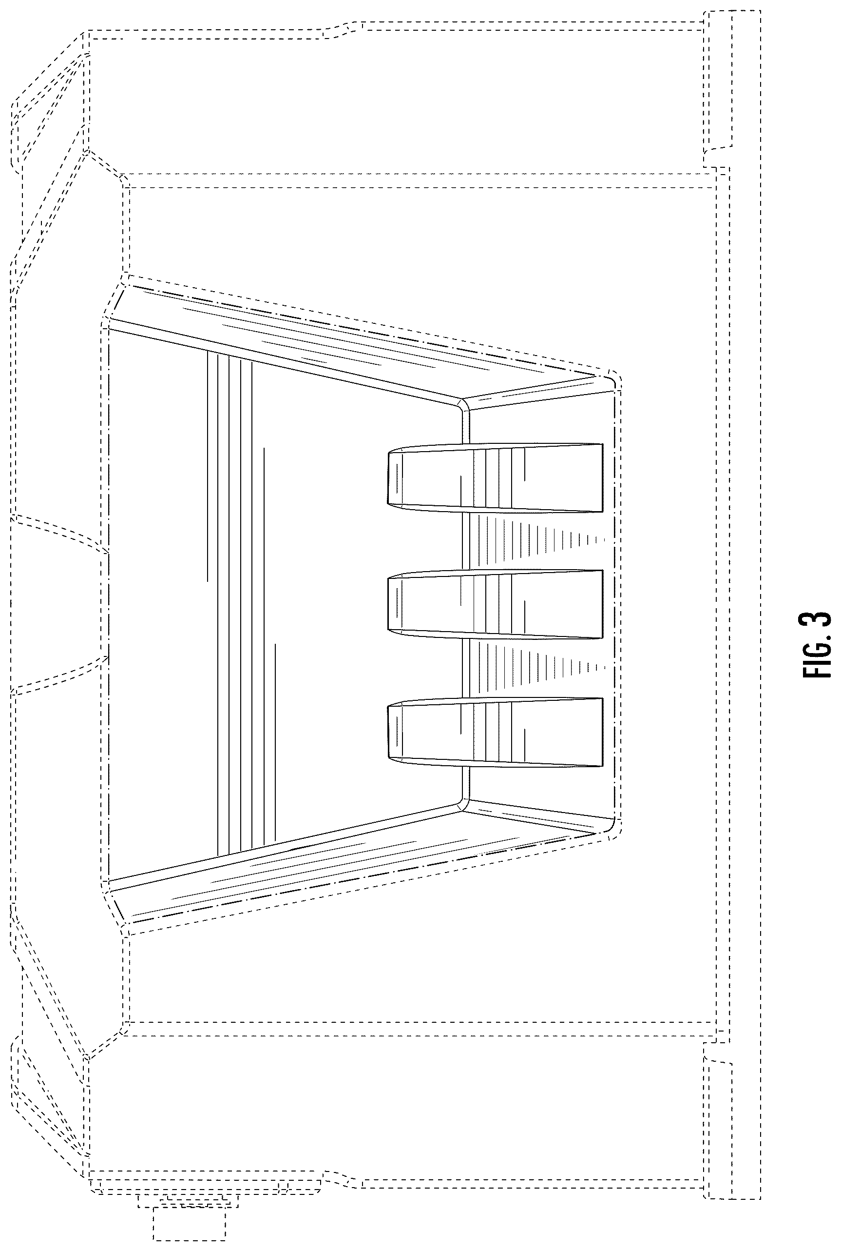 Patent USD1125030 Figure 3 – Battery pack
