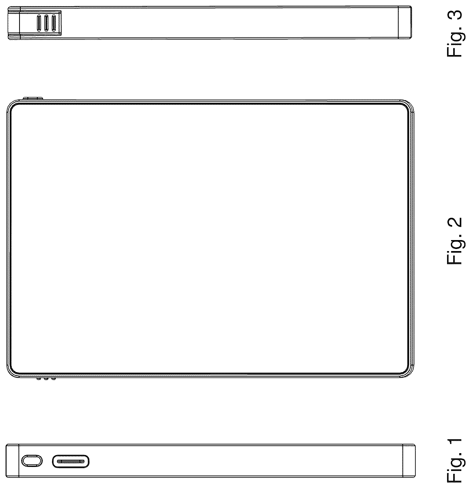 Patent USD1125031 Figure 1 – Rechargeable battery pack