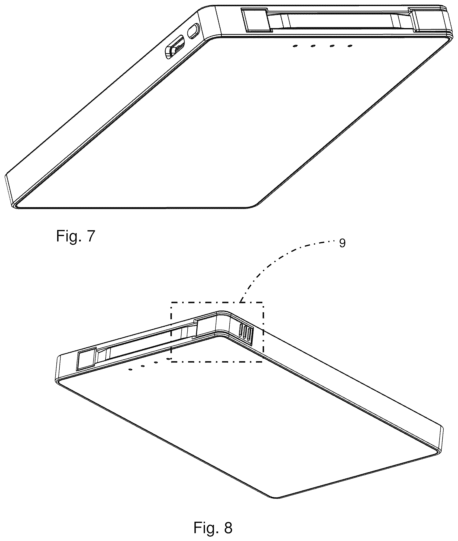 Patent USD1125031 Figure 3 – Rechargeable battery pack