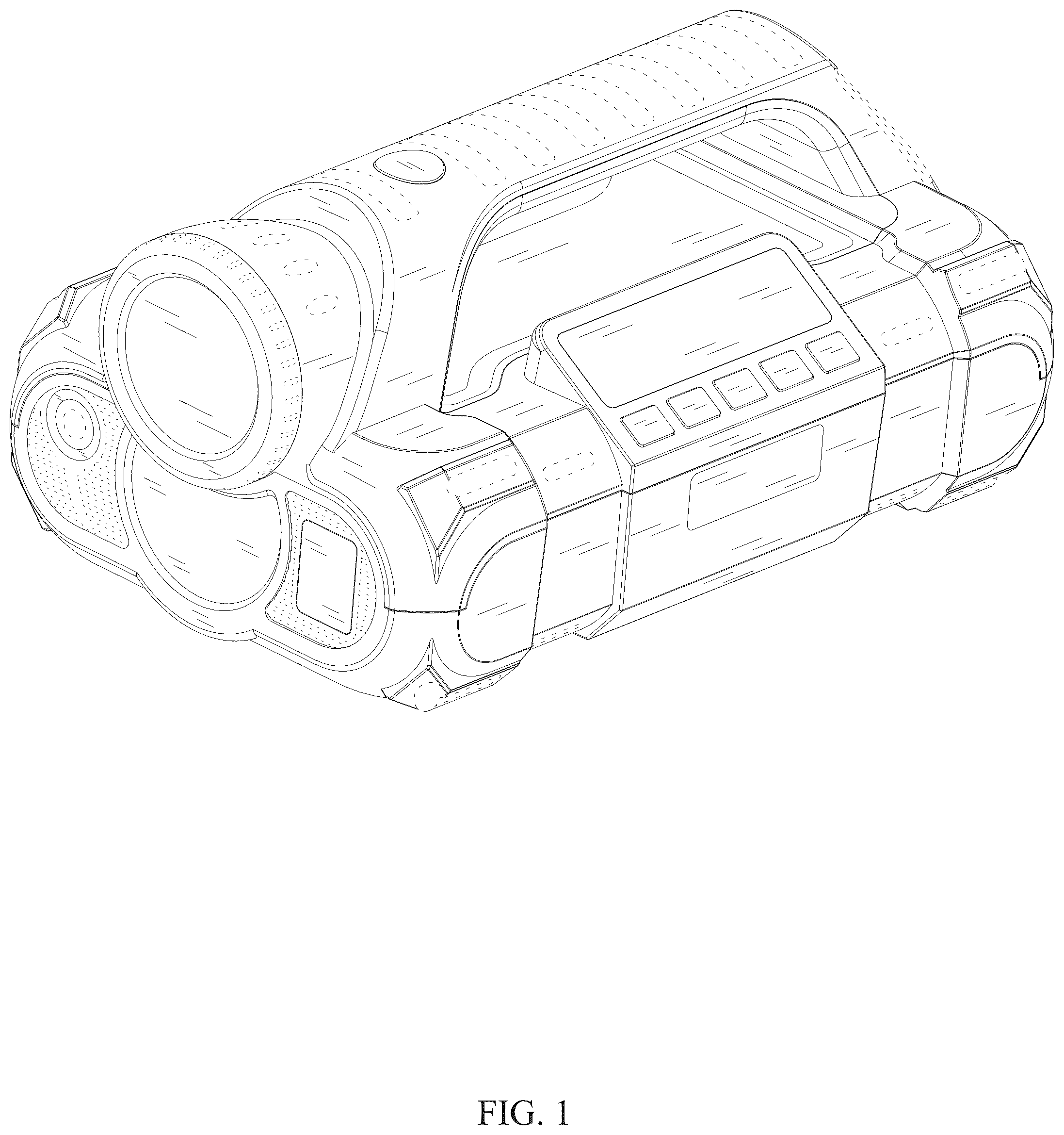 Patent USD1125033 — Jump starter — Figure 1