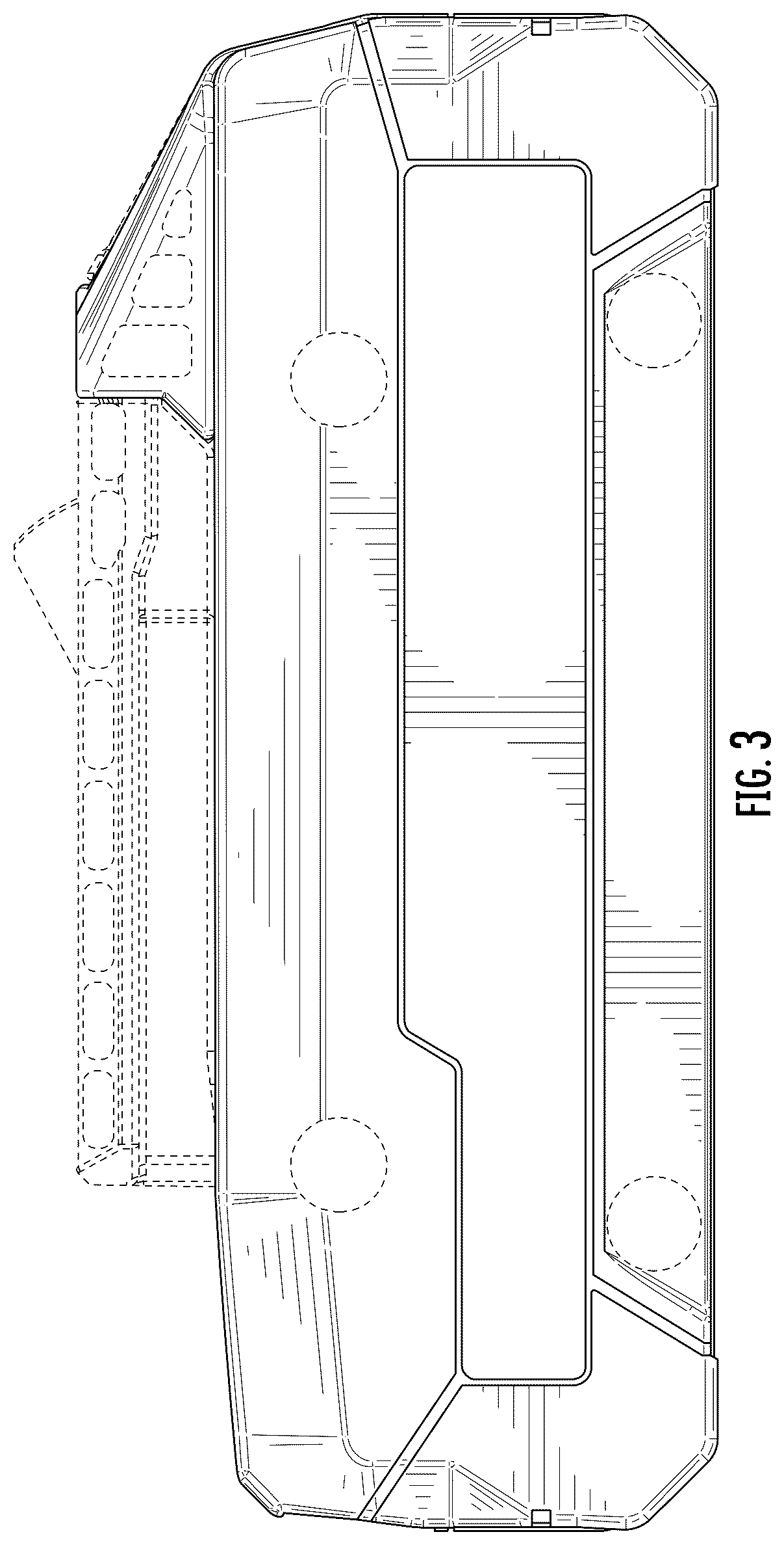 Patent USD1125034 Figure 3 – Battery pack