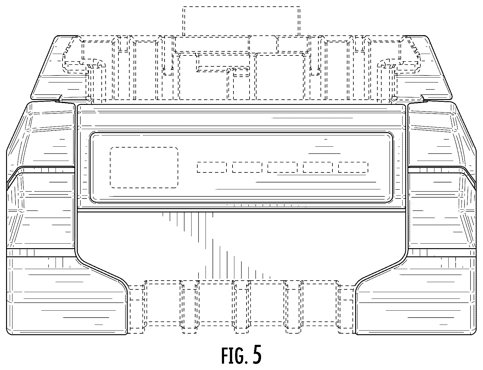 Patent USD1125034 Figure 5 – Battery pack