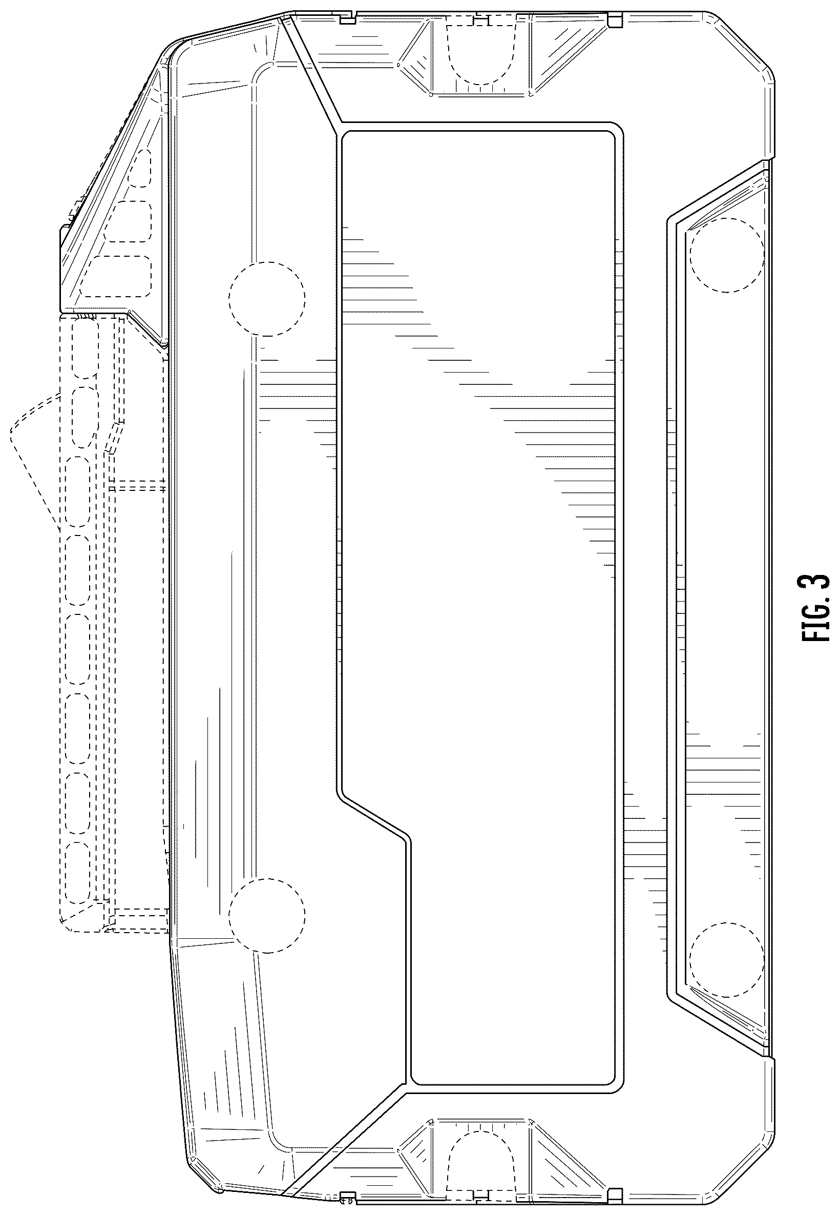 Patent USD1125035 Figure 3 – Battery pack