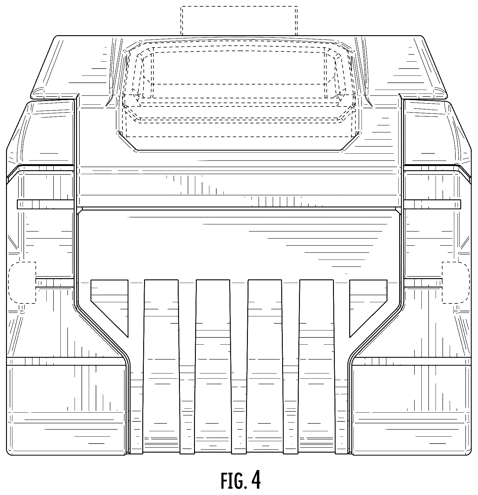 Patent USD1125035 Figure 4 – Battery pack
