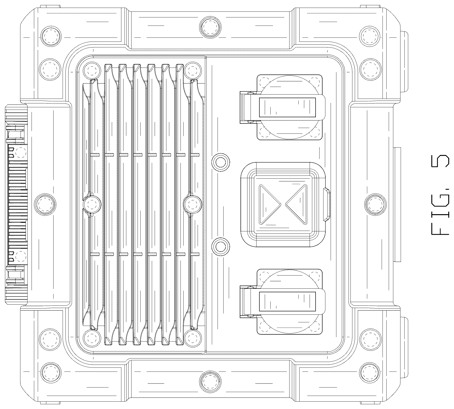 Patent USD1125036 Figure 5 – Portable power station