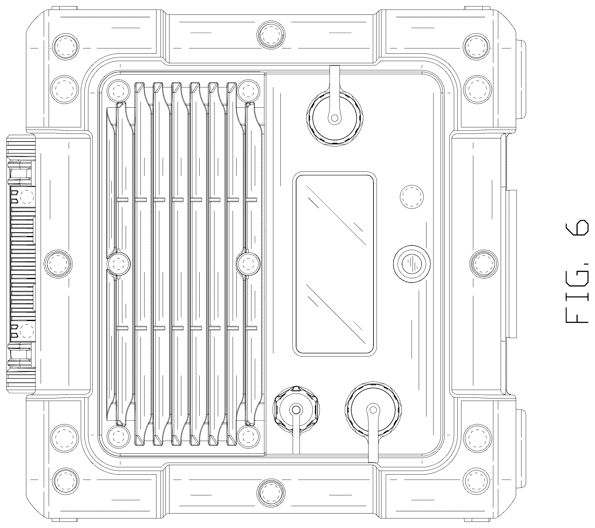 Patent USD1125036 Figure 6 – Portable power station