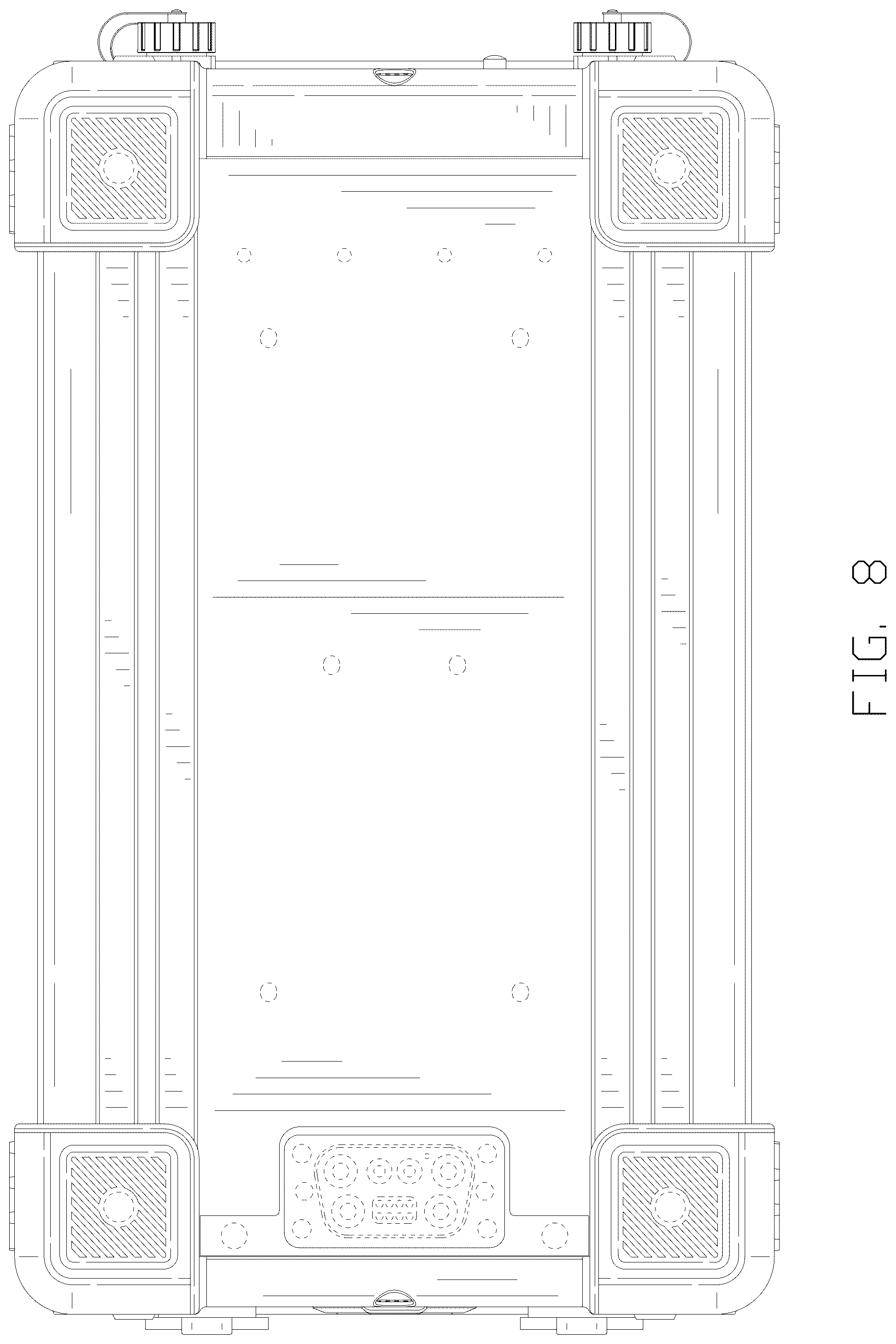Patent USD1125036 Figure 8 – Portable power station
