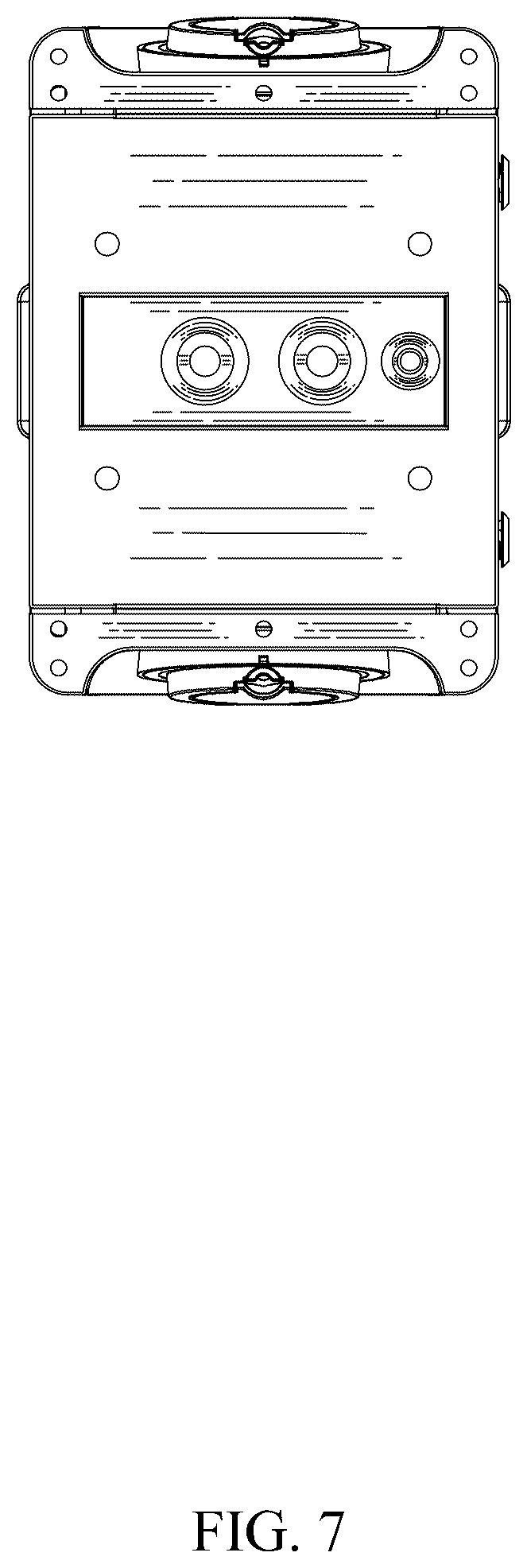 Patent USD1125039 Figure 7 – Charging station for electric vehicles