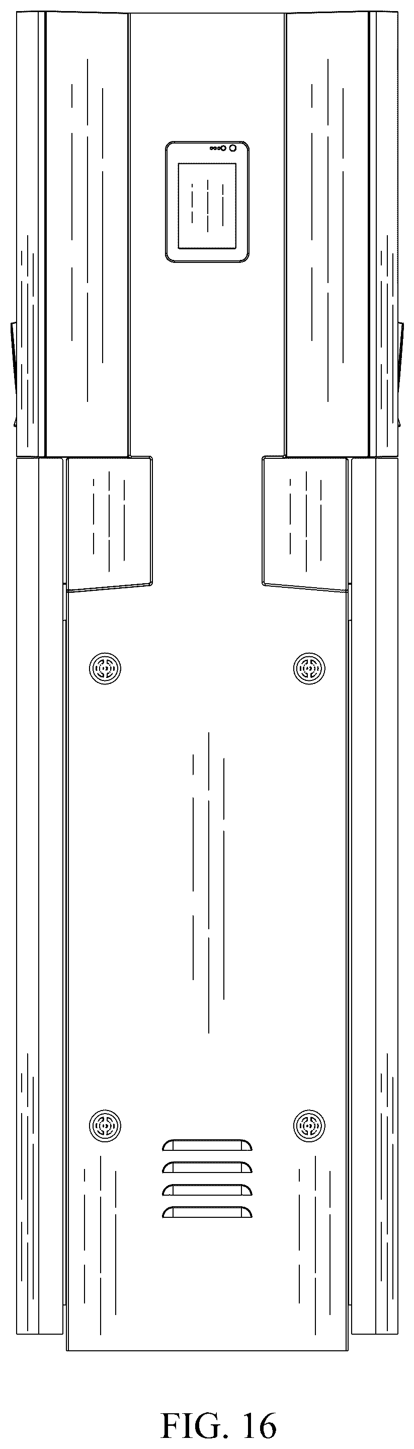 Patent USD1125039 Figure 16 – Charging station for electric vehicles