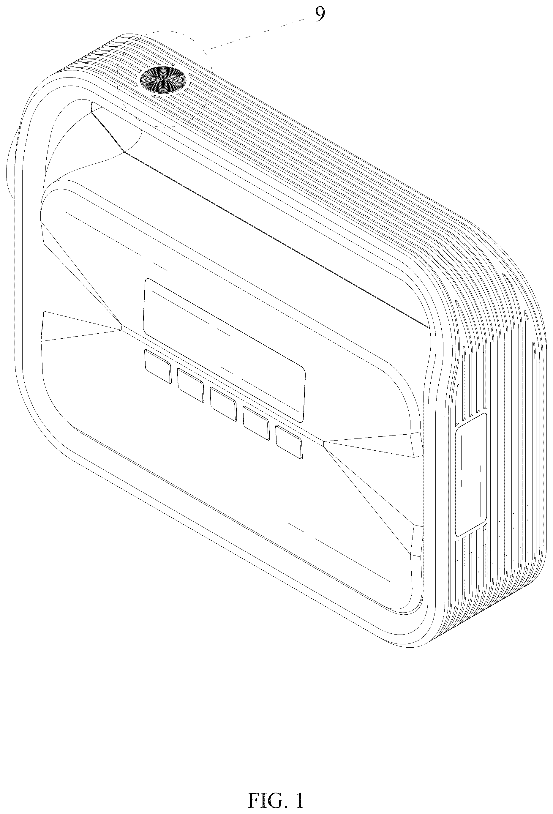 Patent USD1125041 — Jump starter — Figure 1