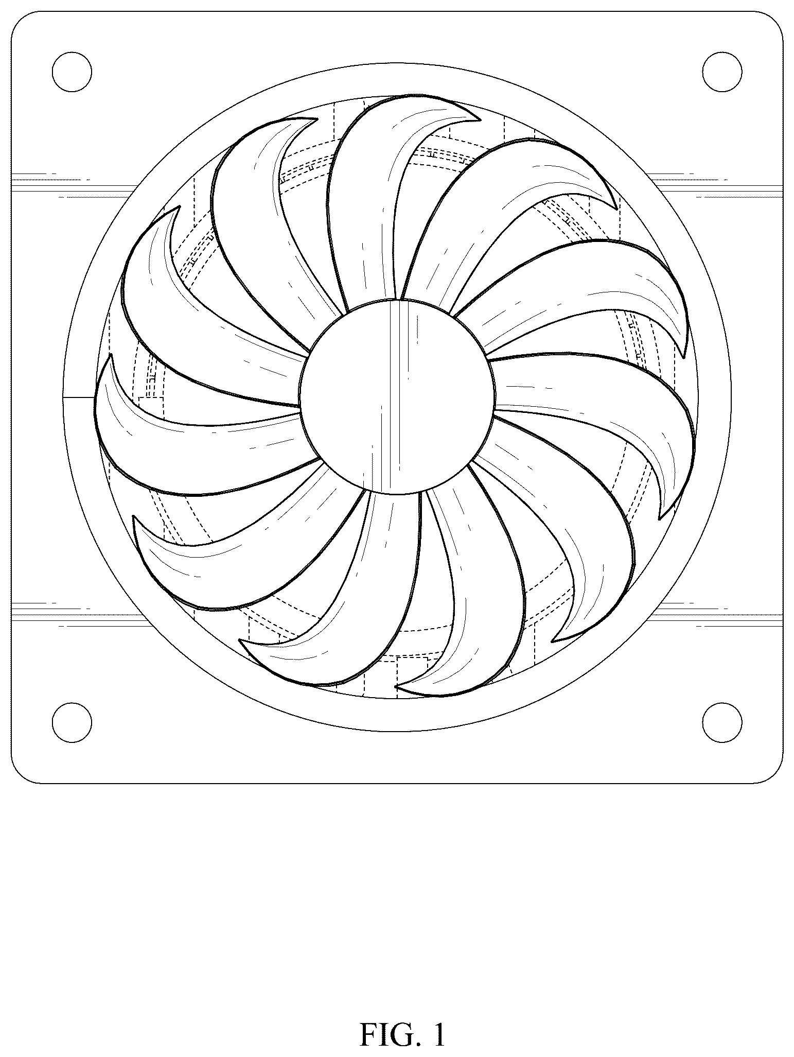 Patent USD1125042 Figure 1 – Electric car charging device
