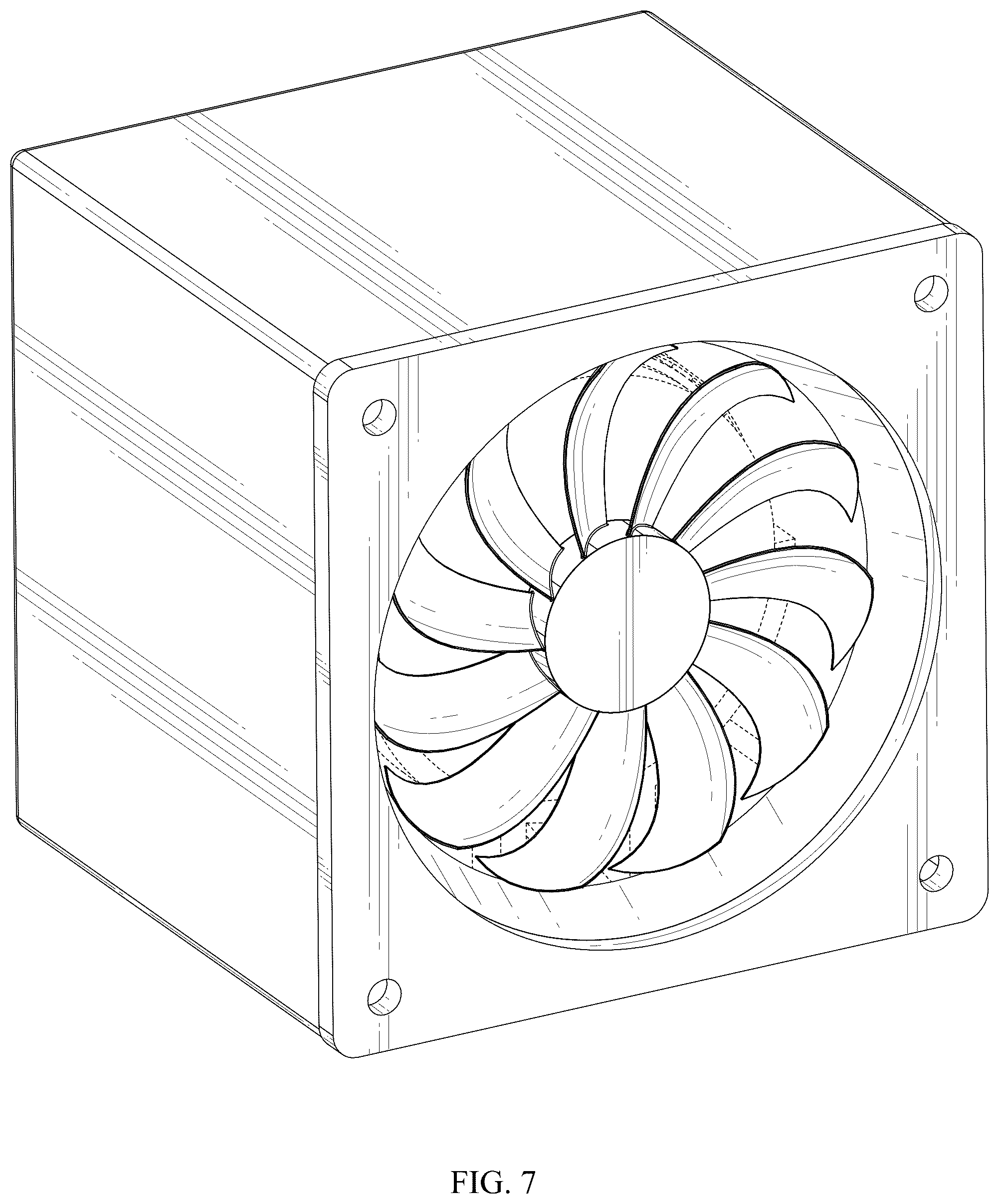 Patent USD1125042 Figure 7 – Electric car charging device