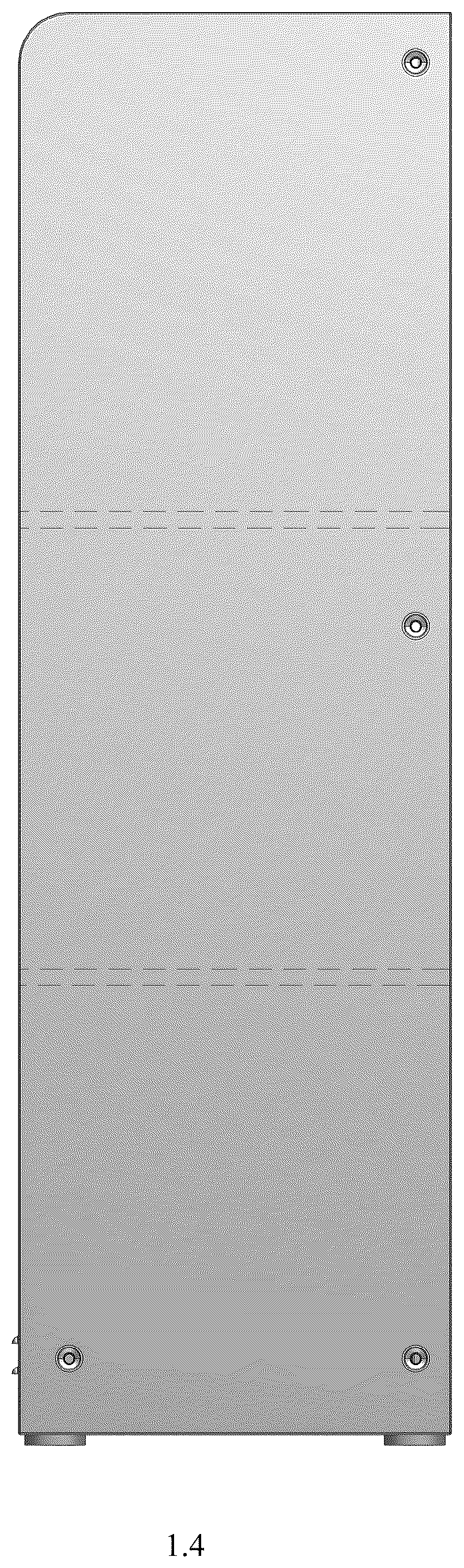 Patent USD1125043 Figure 4 – Charging wall box
