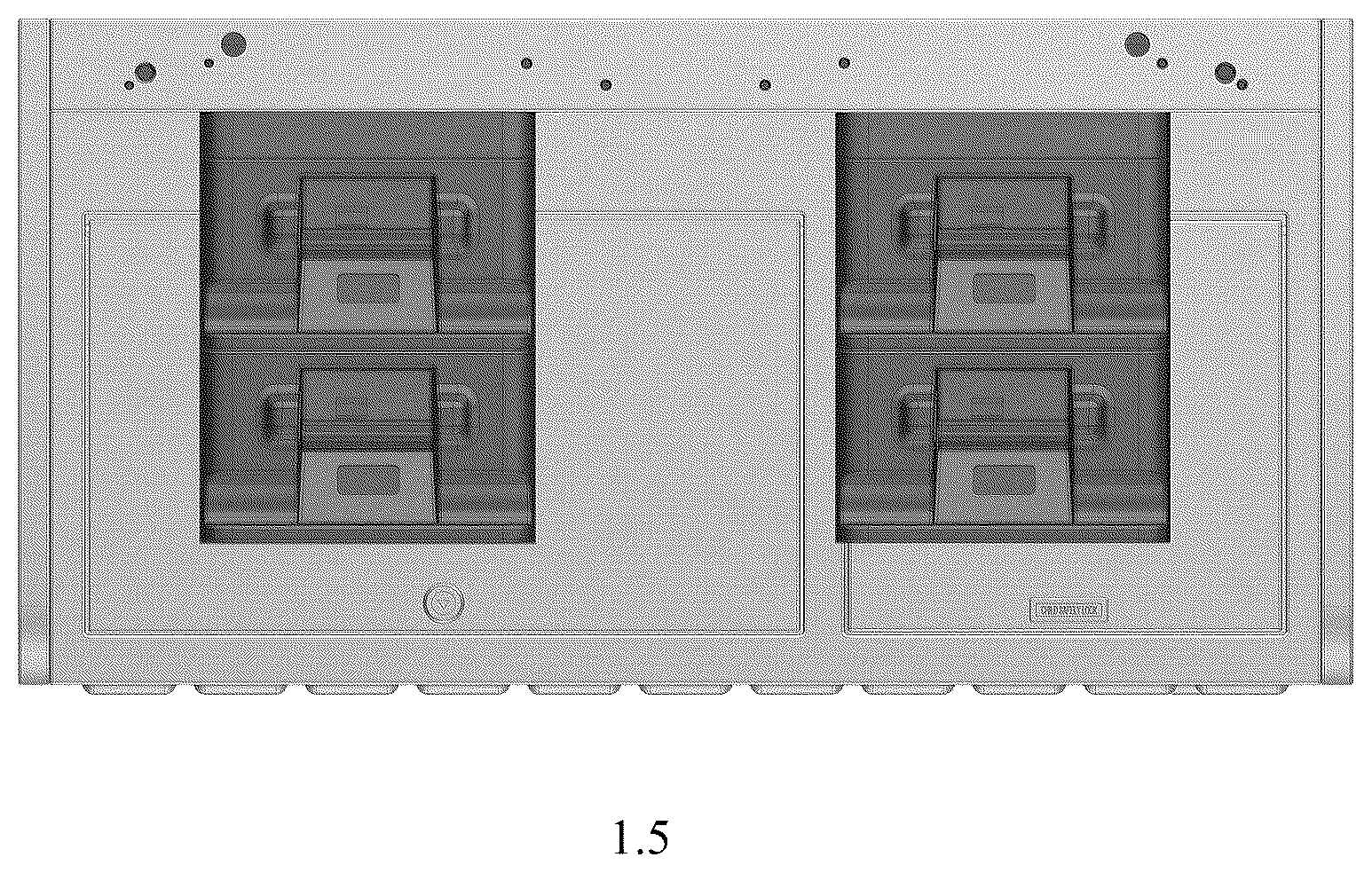 Patent USD1125043 Figure 5 – Charging wall box