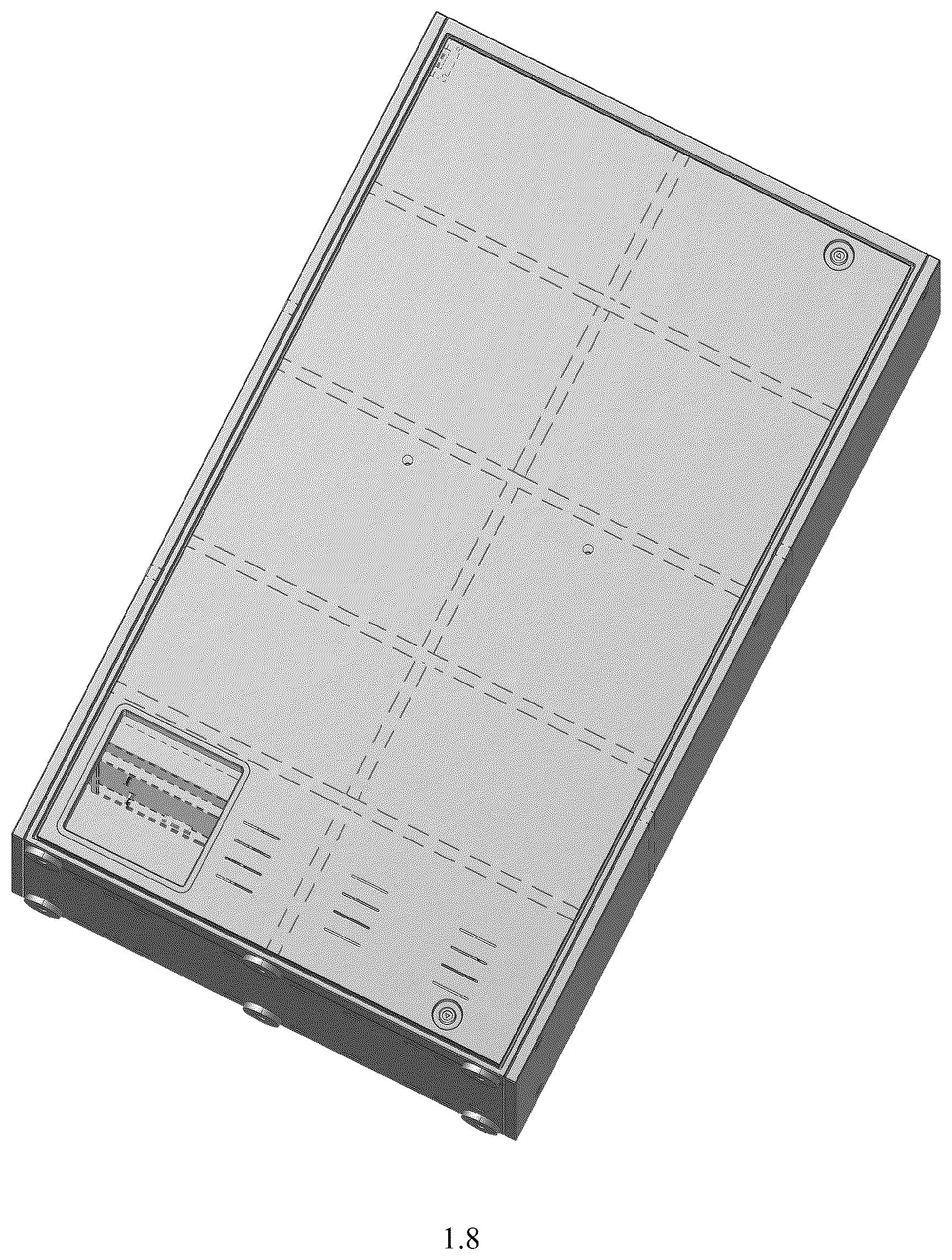 Patent USD1125043 Figure 8 – Charging wall box