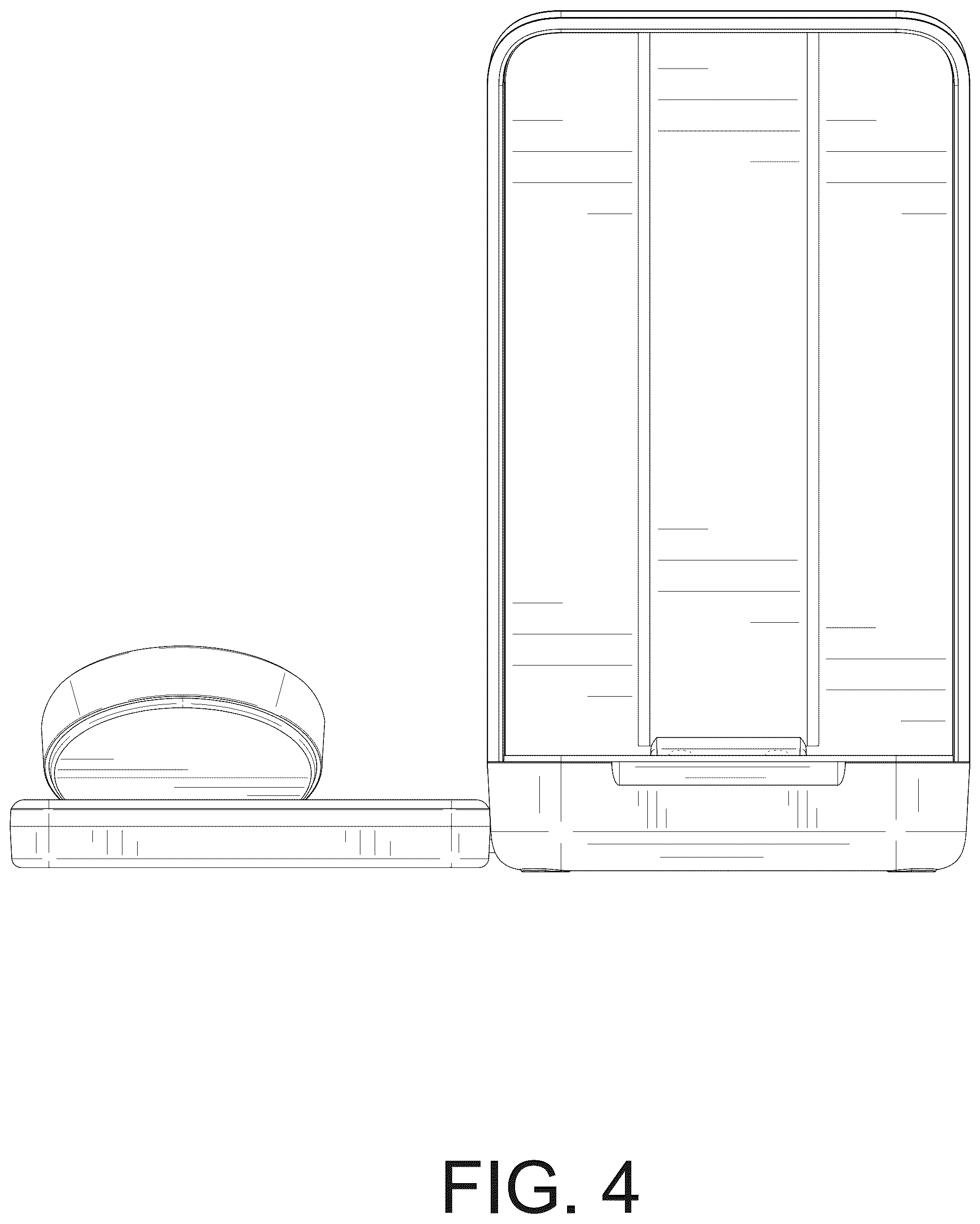 Patent USD1125044 Figure 4 – Wireless charger