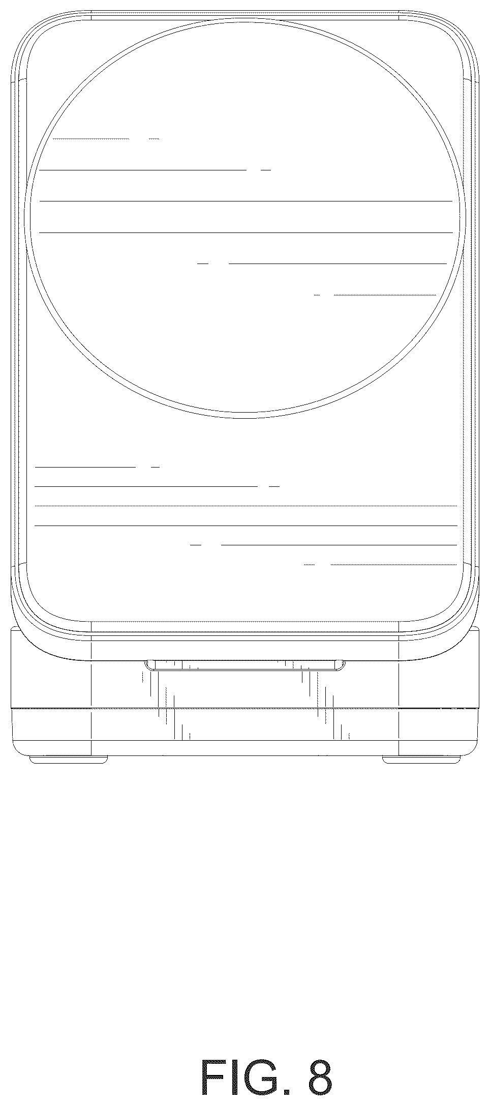 Patent USD1125045 Figure 8 – Wireless charger