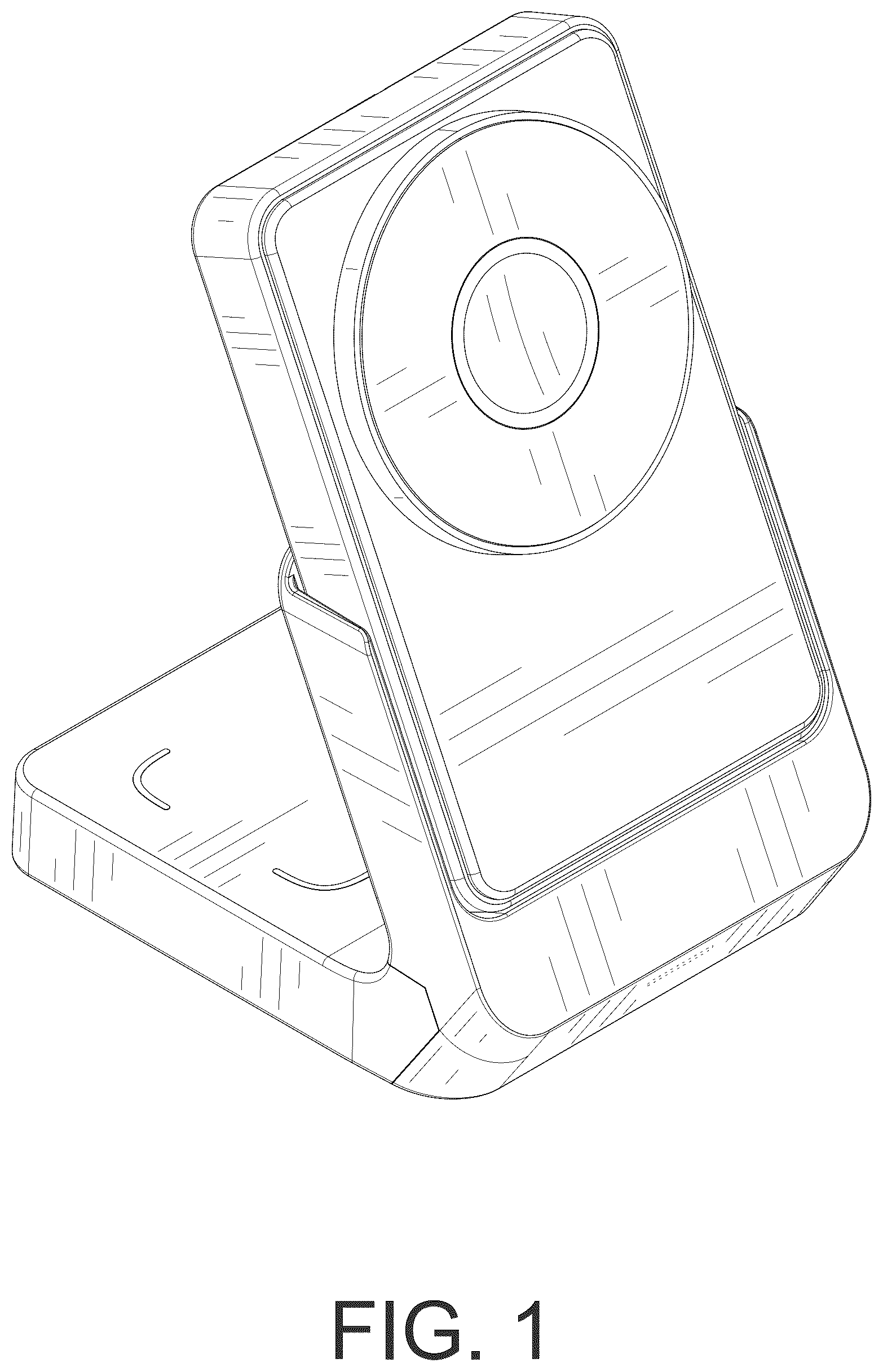 Patent USD1125046 Figure 1 – Wireless charger