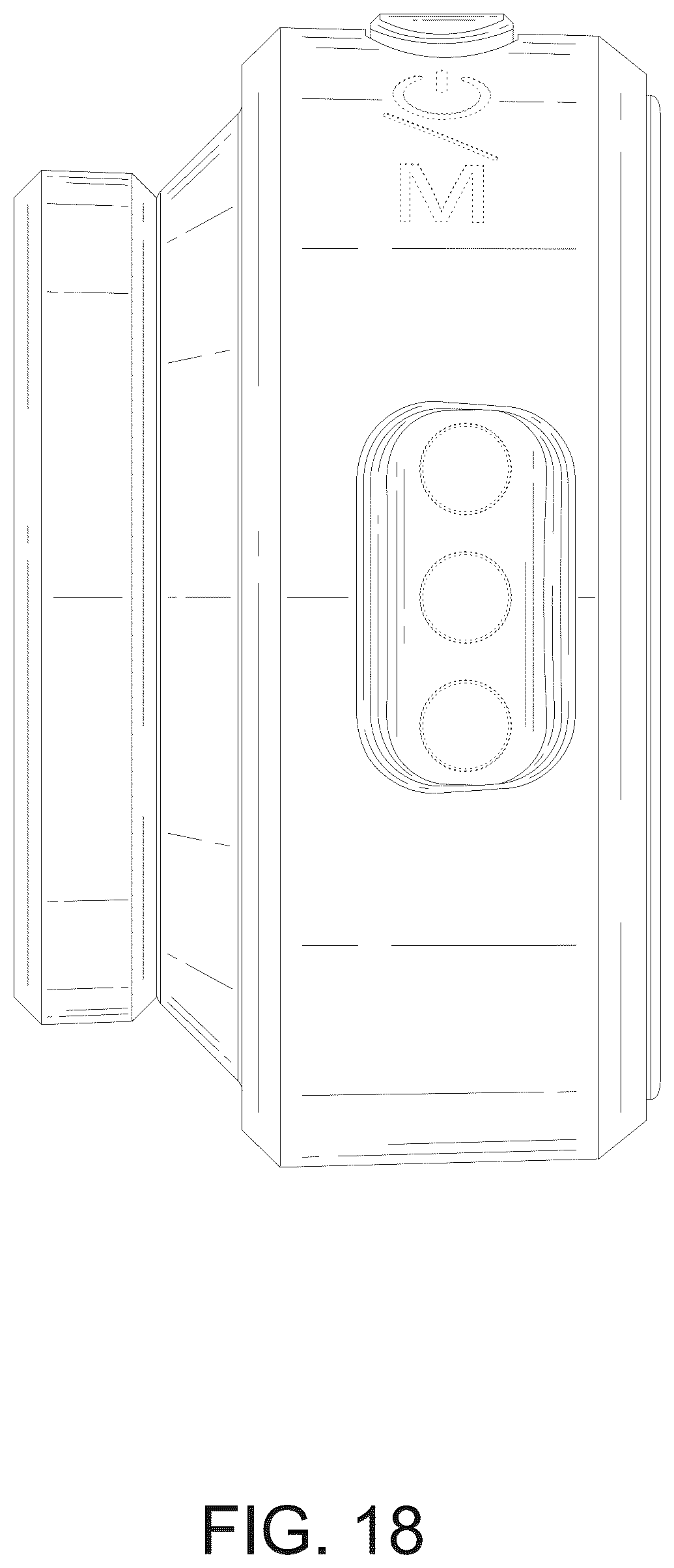 Patent USD1125048 Figure 18 – Microphone charging case set