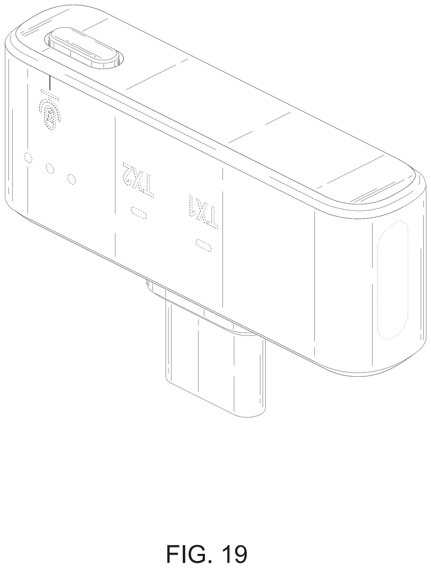 Patent USD1125048 Figure 19 – Microphone charging case set
