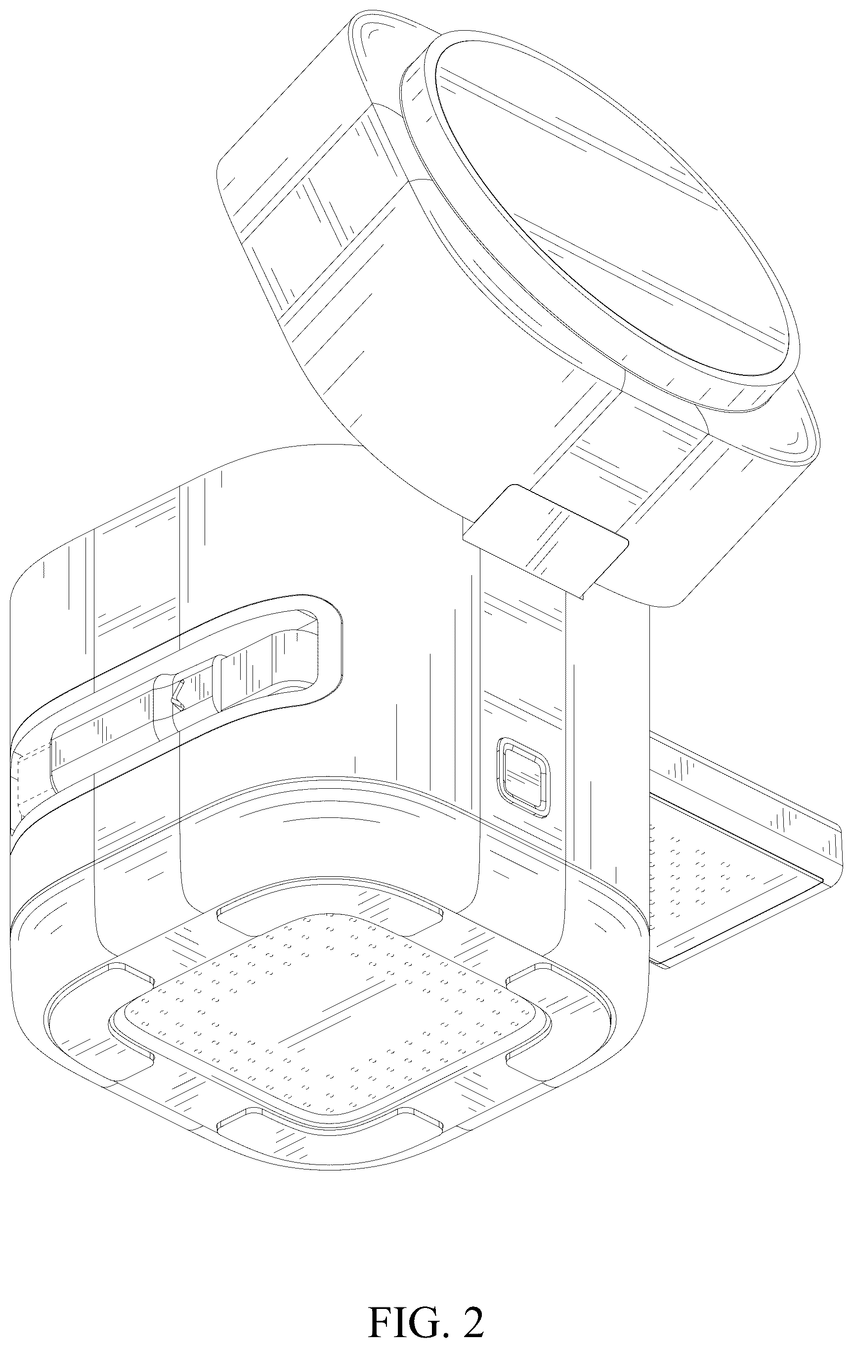 Patent USD1125050 Figure 2 – Wireless charger