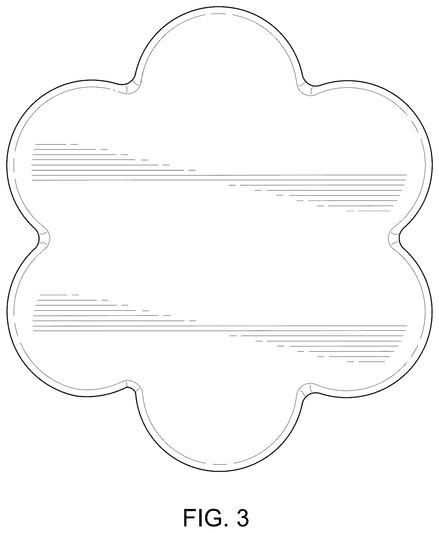 Patent USD1125051 Figure 3 – 6-petal flower shaped cover for wireless charger