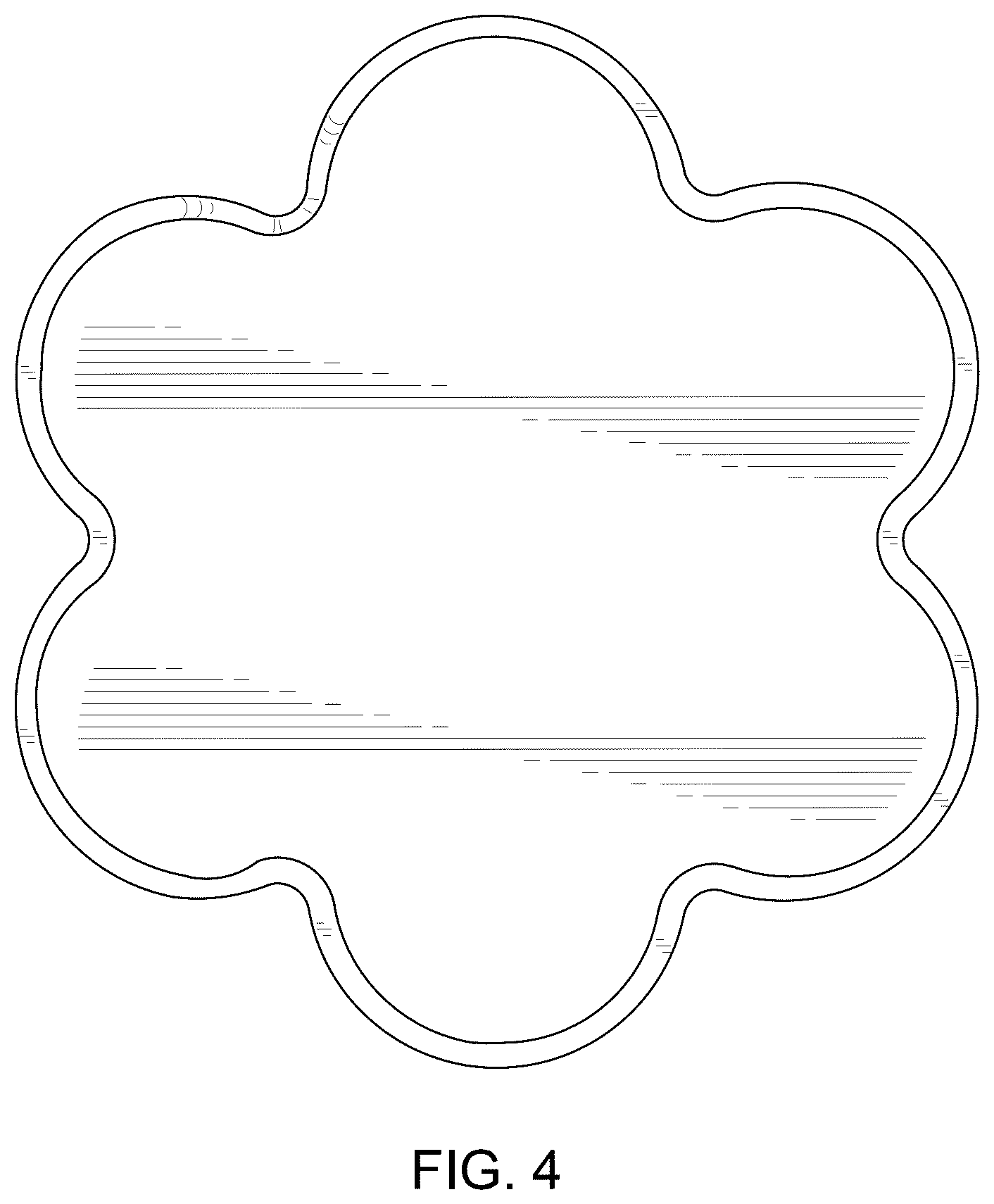 Patent USD1125051 Figure 4 – 6-petal flower shaped cover for wireless charger