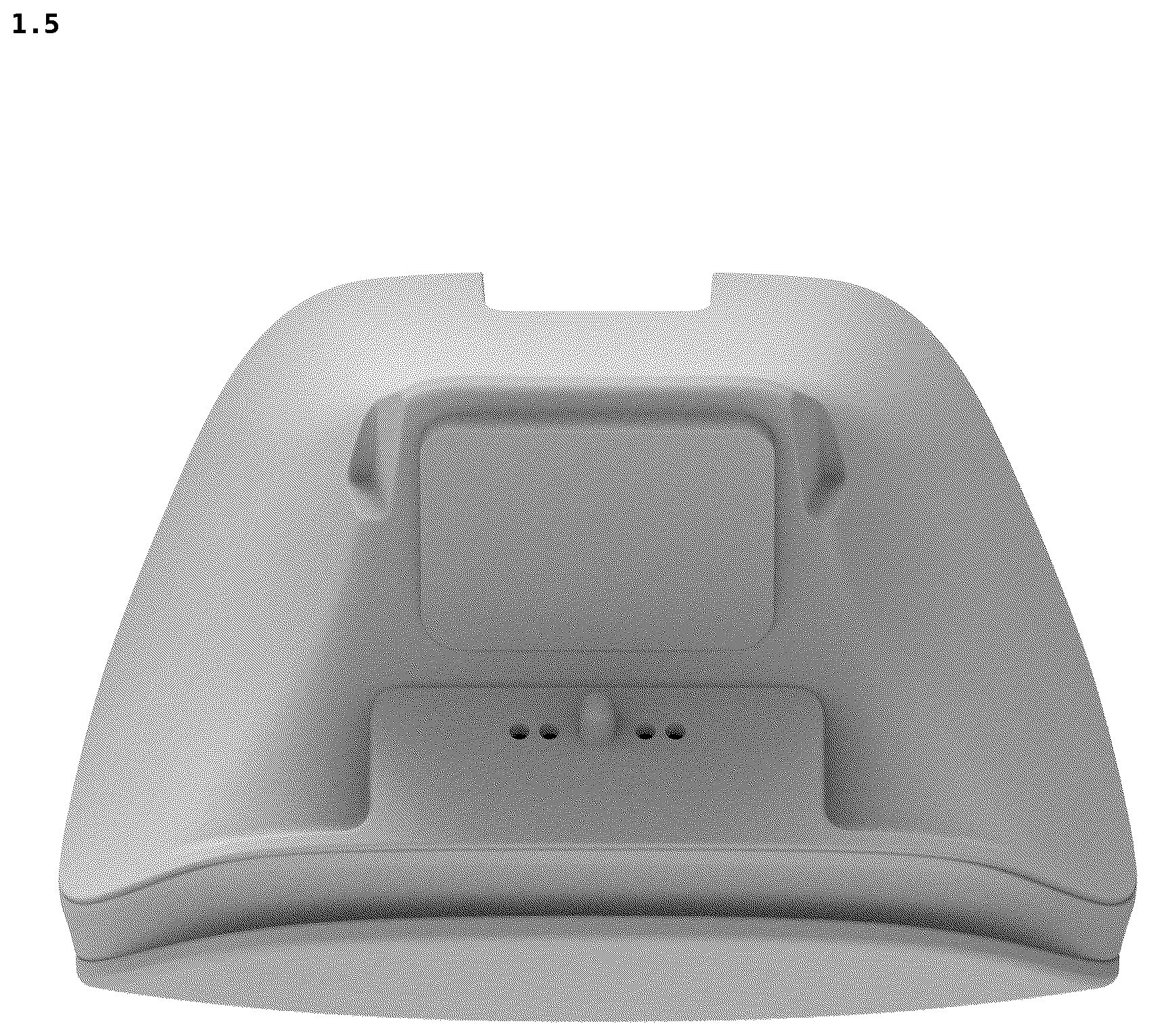 Patent USD1125052 Figure 5 – Charging dock