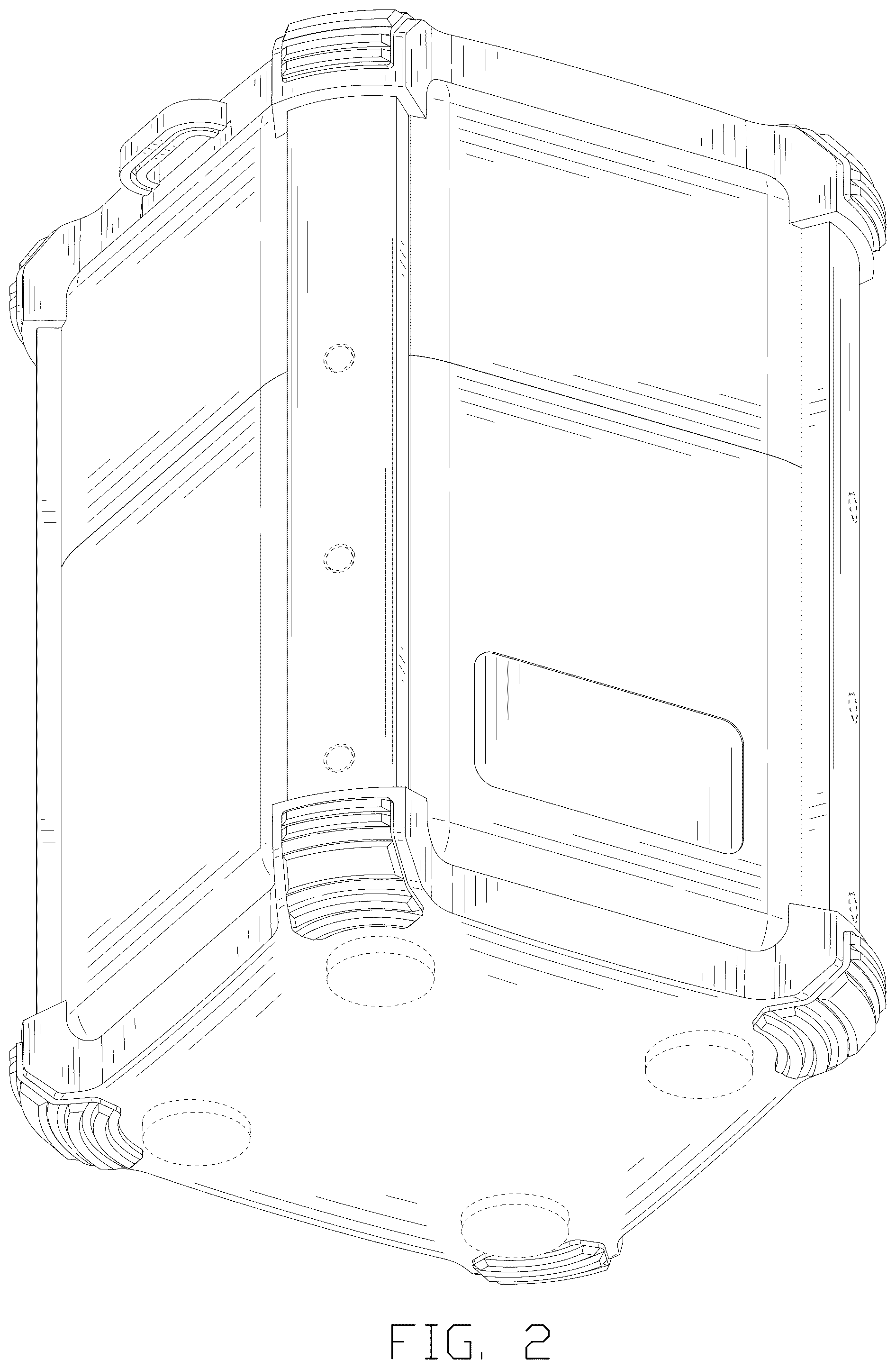 Patent USD1125055 Figure 2 – Portable power station