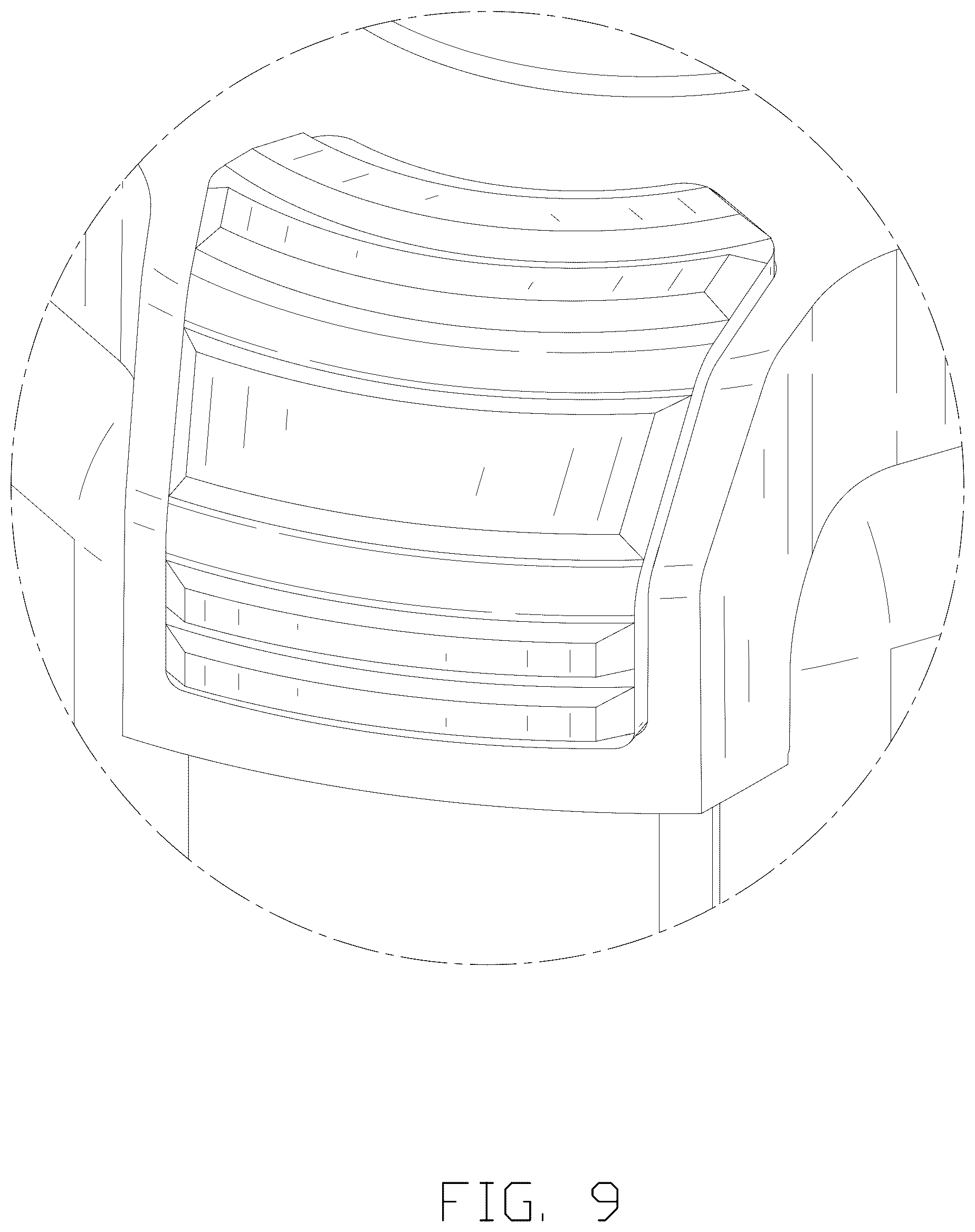 Patent USD1125055 Figure 9 – Portable power station