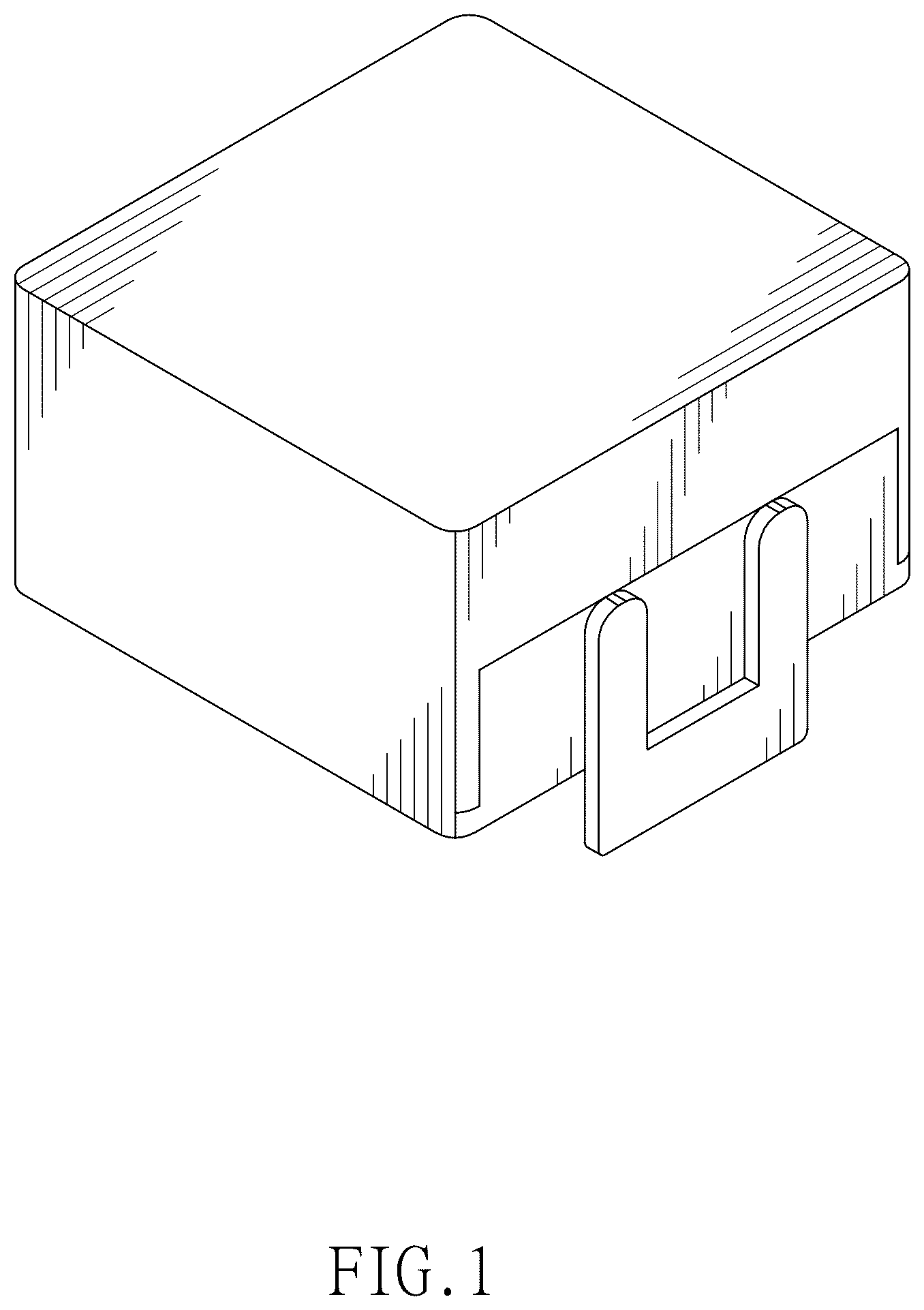 Patent USD1125057 Figure 1 – Elevated surface mount inductor