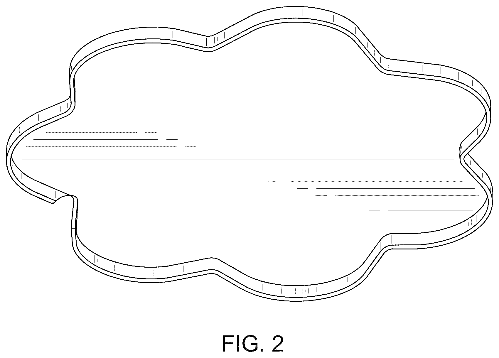 Patent USD1125058 Figure 2 – 7-petal flower shaped cover for wireless charger