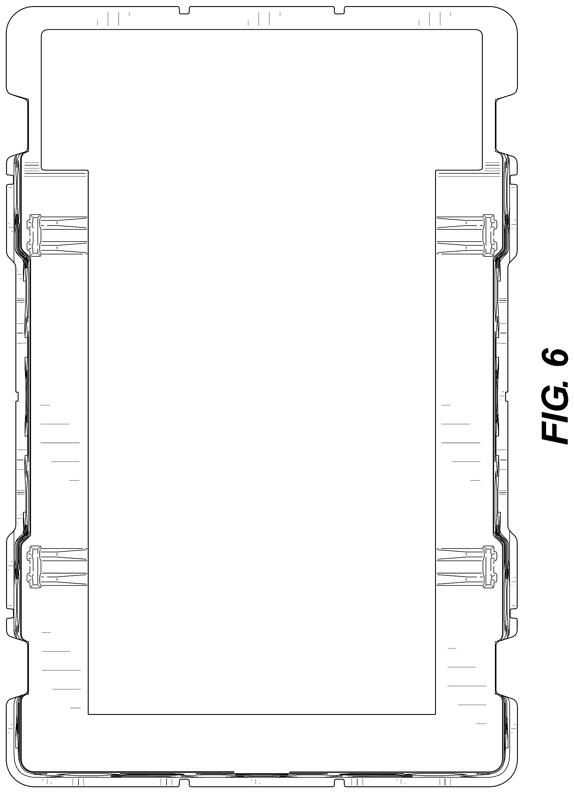 Patent USD1125059 Figure 6 – Battery cage